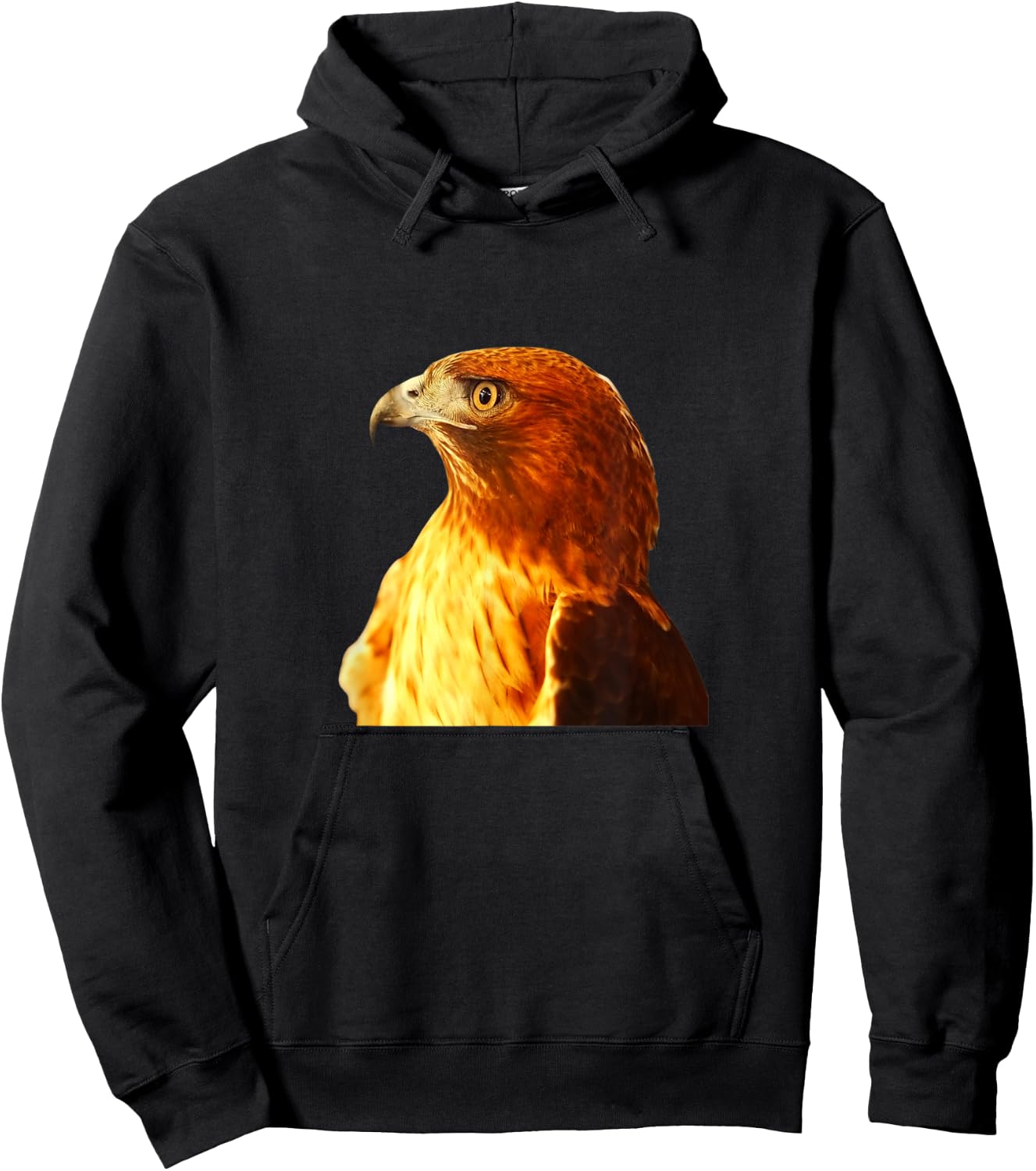 Hawk Shirt Red-Shouldered Hawk Bird Ornithology Hoodie - Hoodie | Black