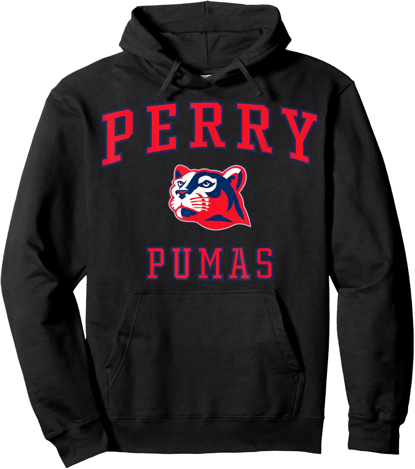 Perry High School Pumas C1 Hoodie - Hoodie | Black