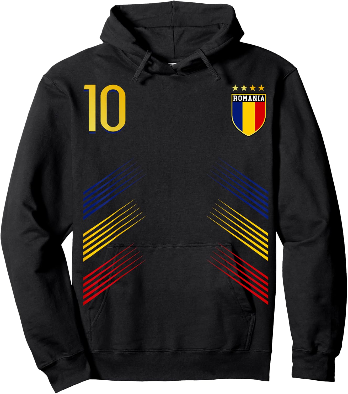 Romania Flag Romanian Pride Lovers Hoodie - Hoodie | Black