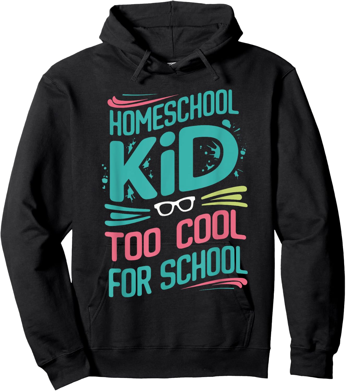 Homeschool Life Homeschool Mom Homeschool Dad Teacher Kids Hoodie - Hoodie | Black