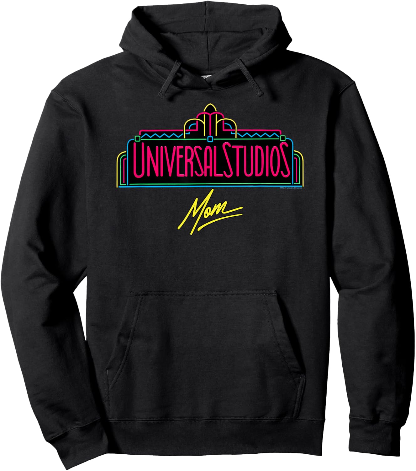 Universal Studios Marquee Mom Hoodie - Hoodie | Black