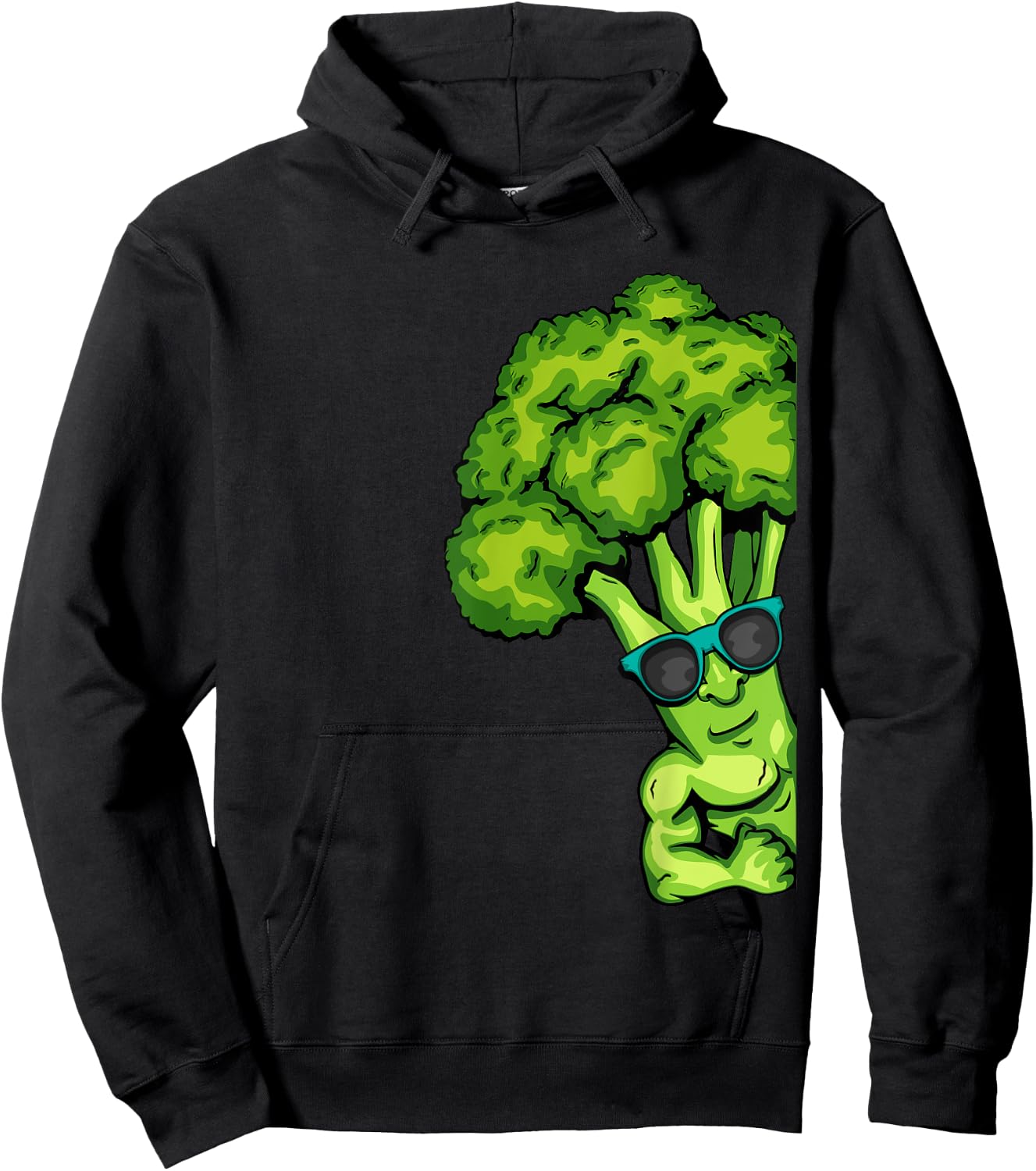 Broccoli Lover Healthy Vegetables Gym Fitness Bodybuilding Hoodie - Hoodie | Black