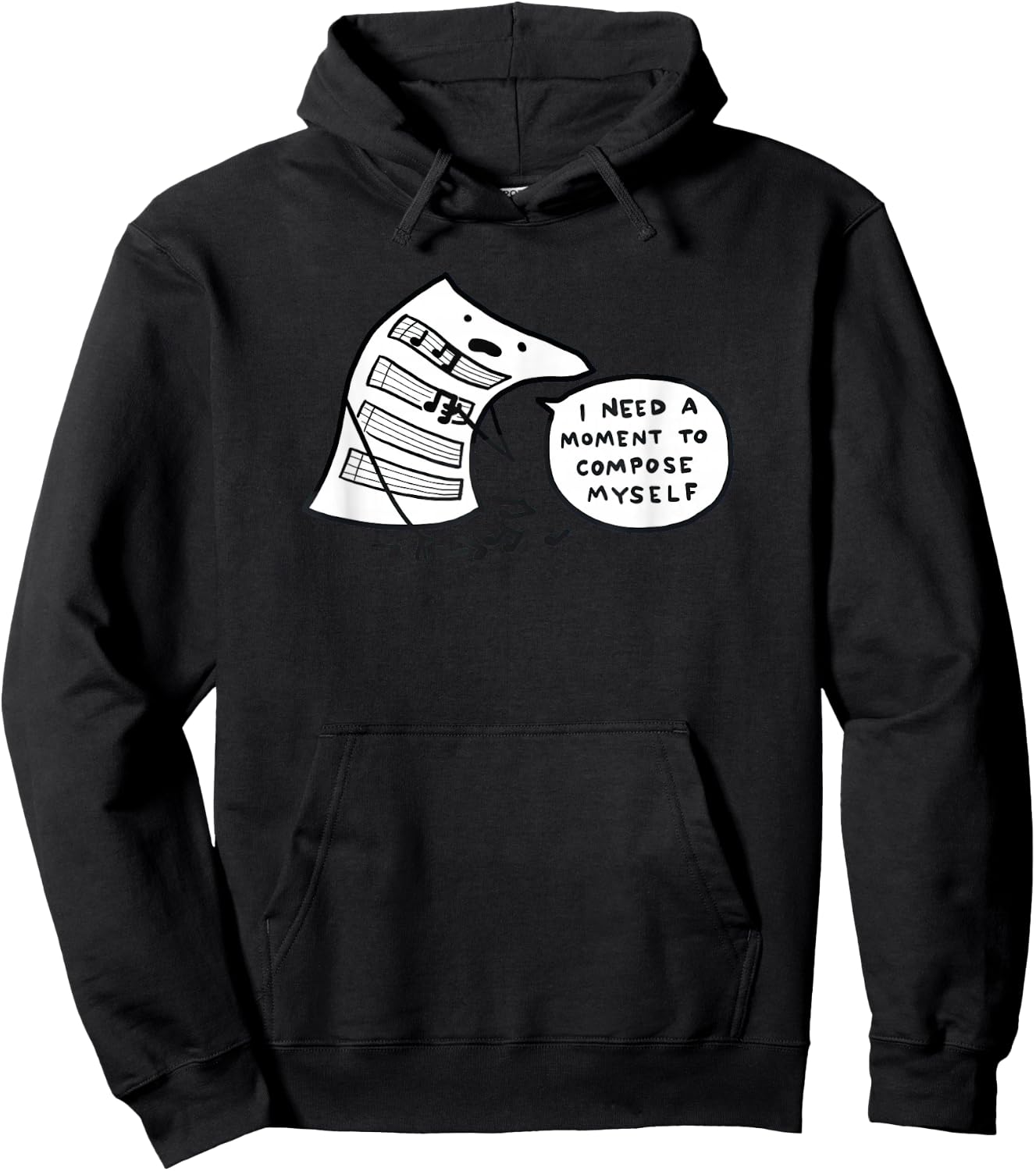 I Need A Moment To Compose Myself Hoodie - Hoodie | Black