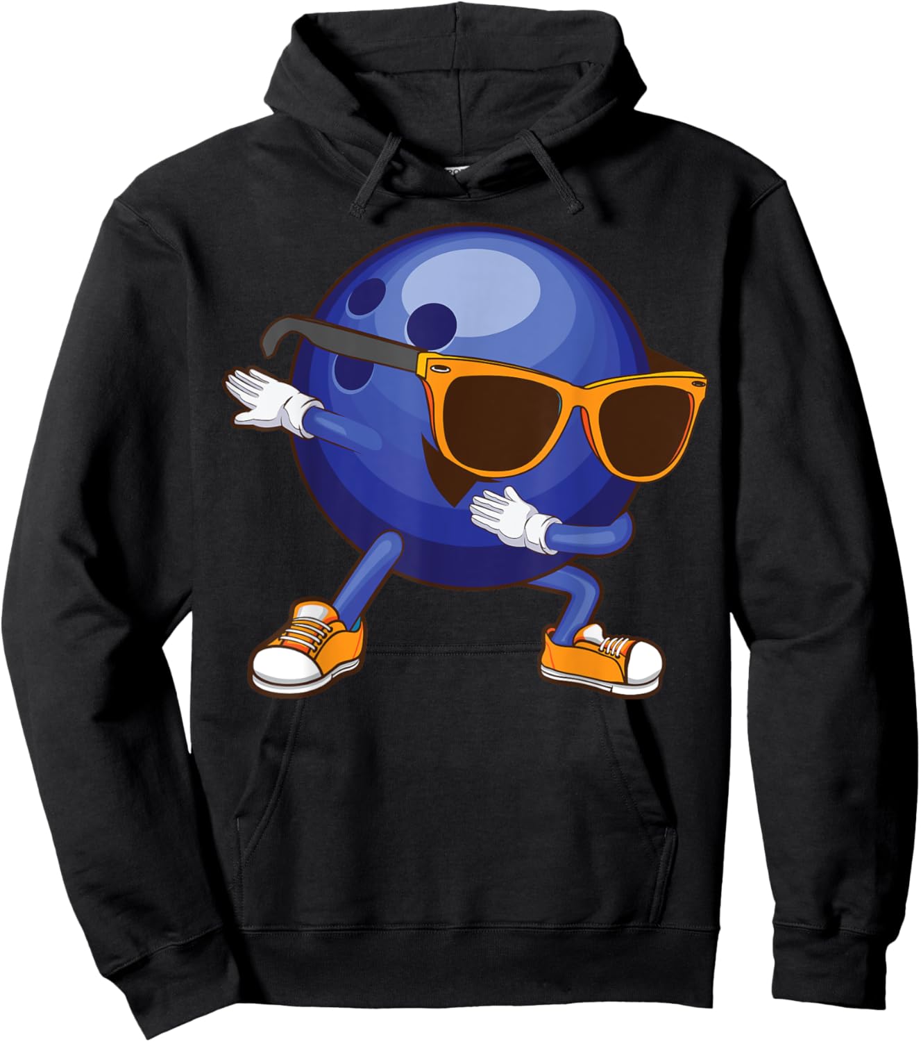 Cool Bowling Art Women Boys Kid Bowling Lover Bowler Hoodie - Hoodie | Black