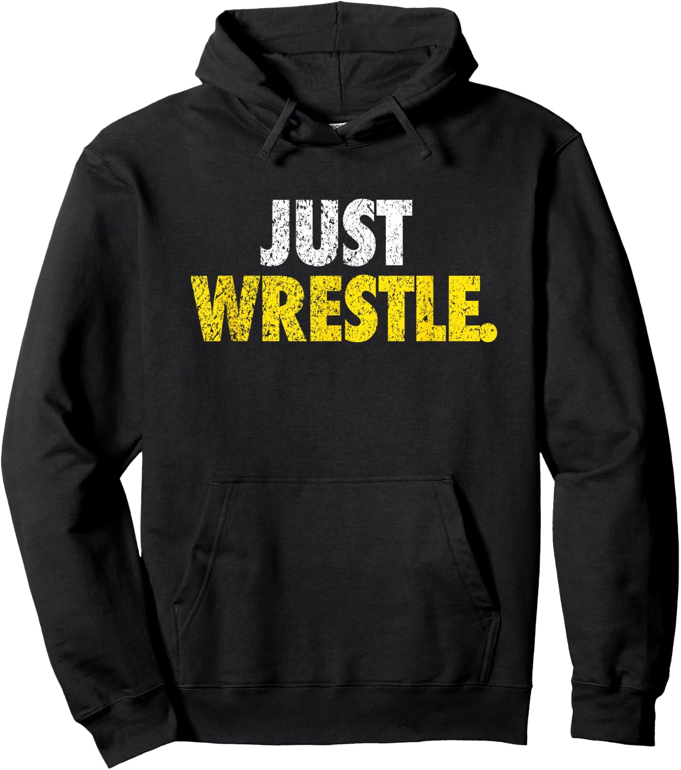 Just Wrestle Youth High School College Hoodie - Hoodie | Black