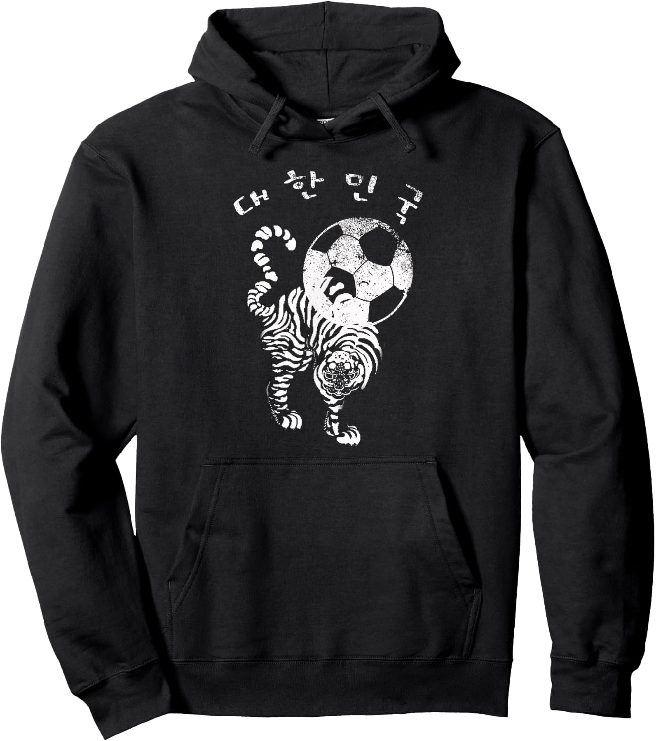 Korean Soccer for red World Team Hoodie - Hoodie | Black
