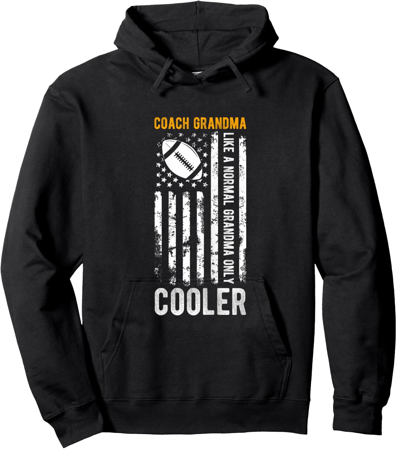 COACH GRANDMA Like A Normal GRANDMA Only COOLER Hoodie - Hoodie | Black
