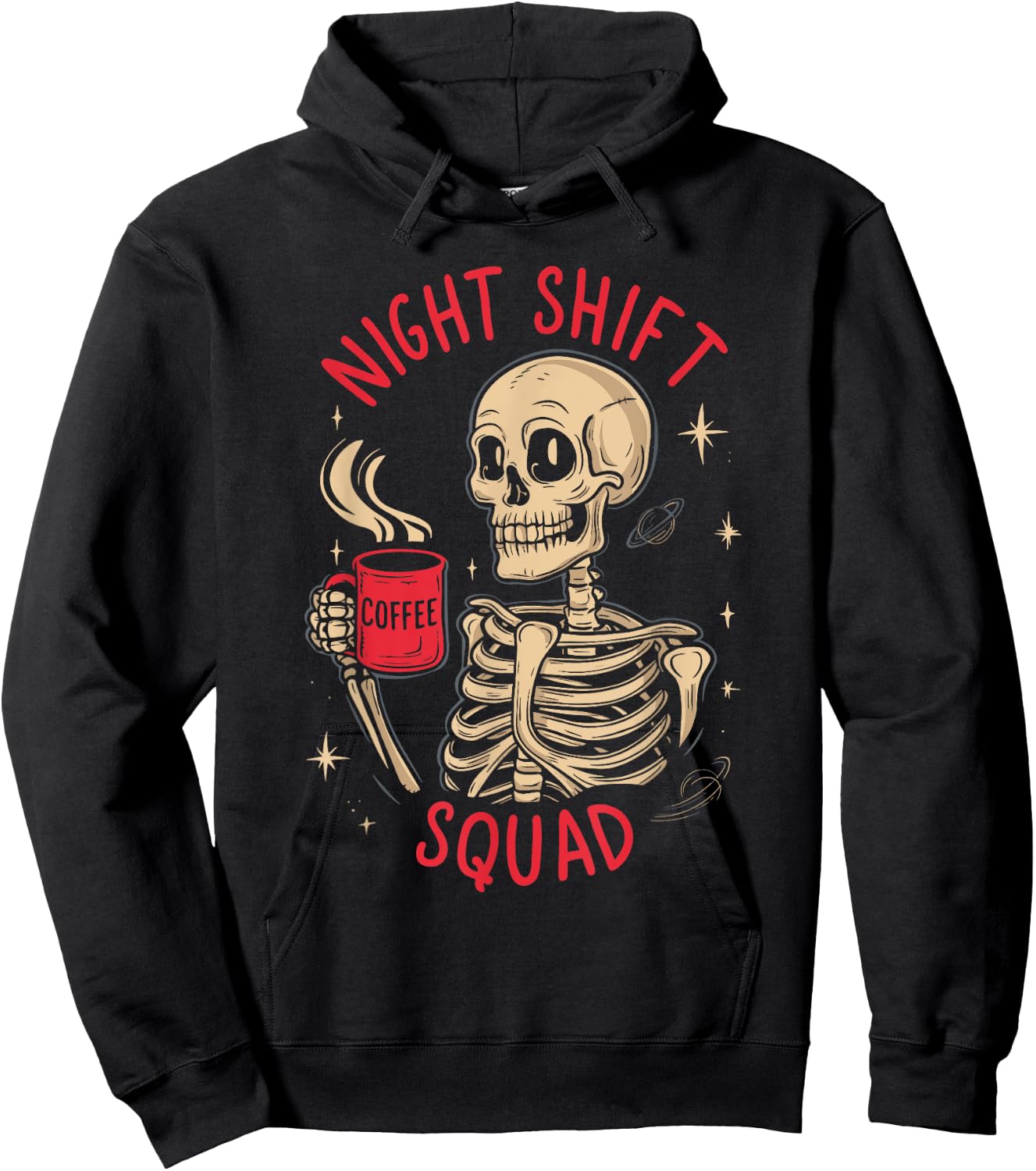 Night Shift Squad Hoodie - Hoodie | Black
