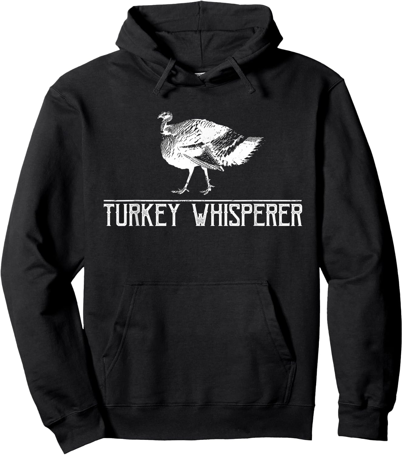 Turkey Whisperer-Turkey Hunting Season Gift Hoodie - Hoodie | Black