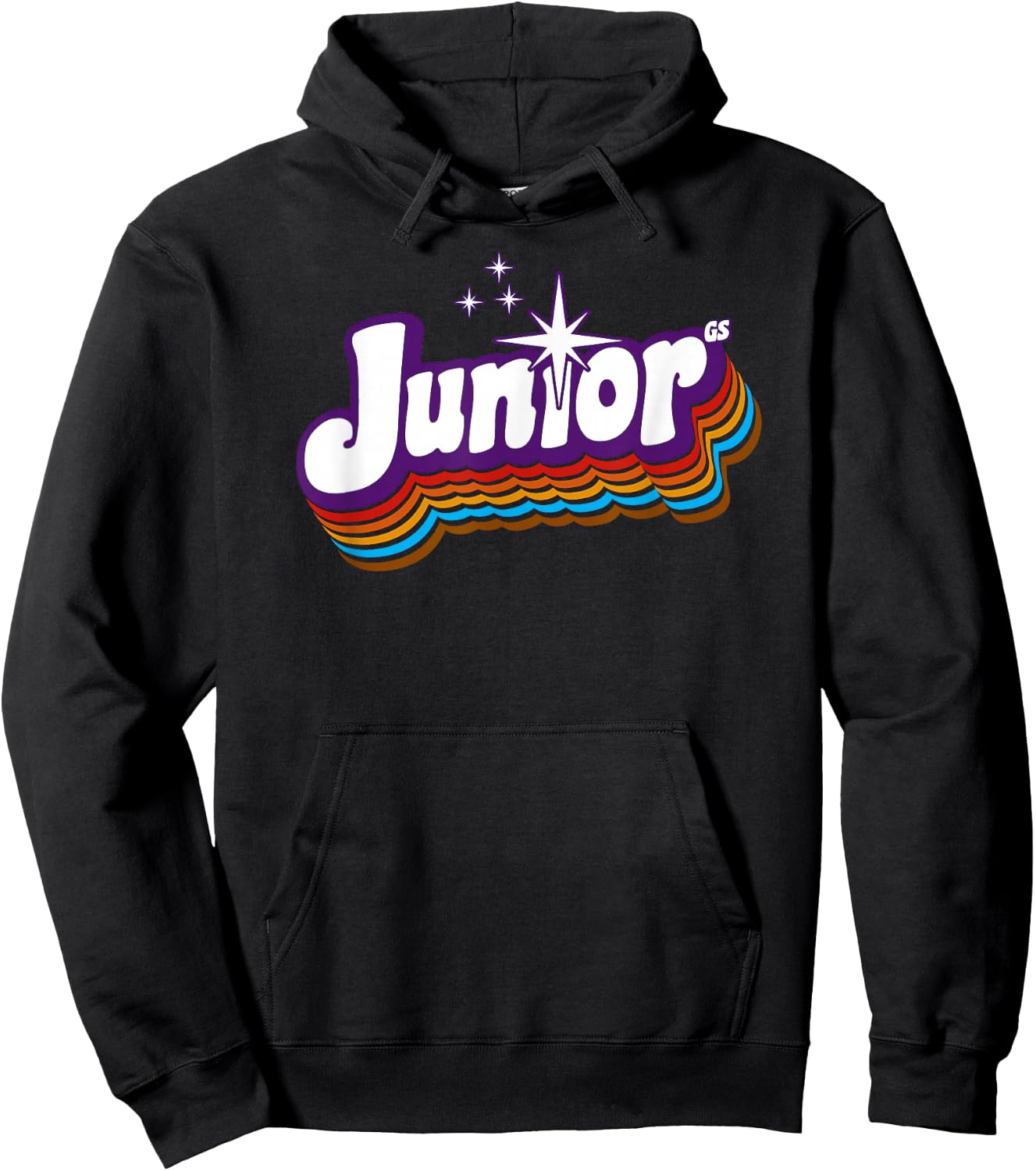 Girls Junior retro troop | Scouting Hoodie - Hoodie | Black