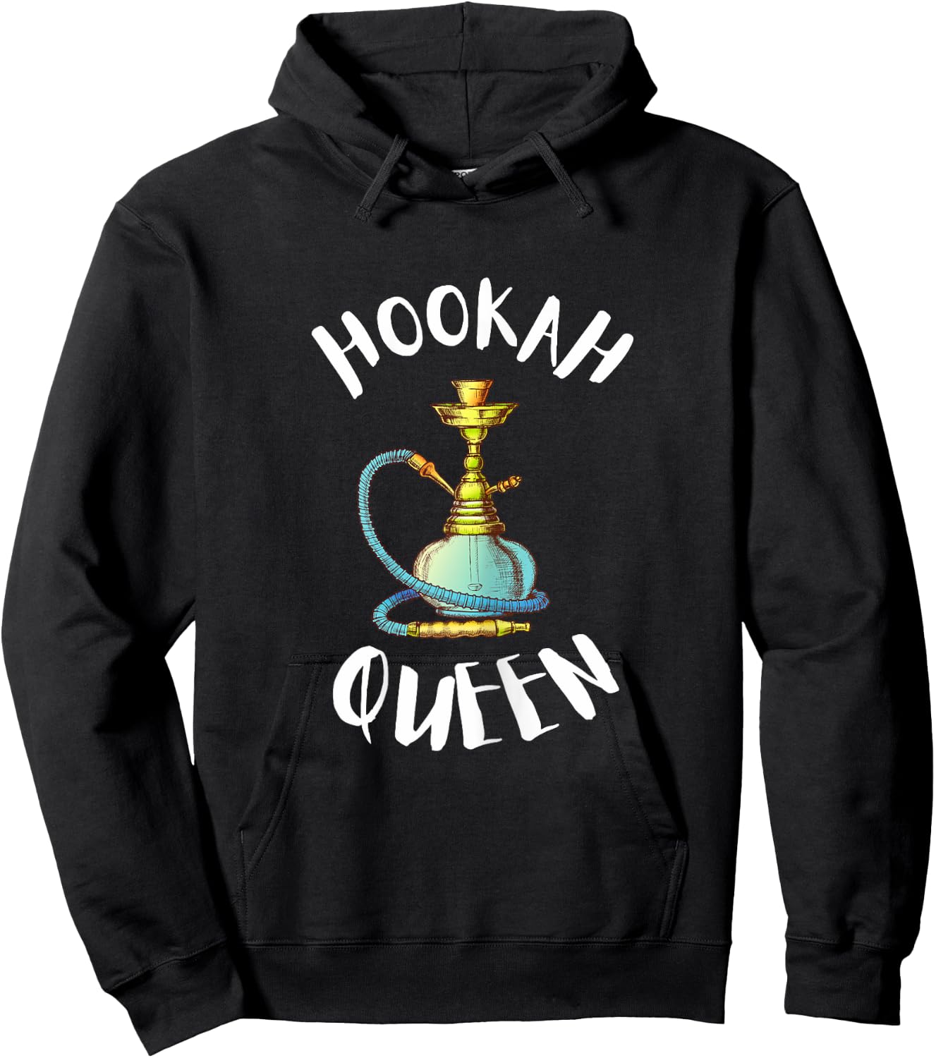 Hookah Bar And Waterpipe - Hookah Queen Hoodie - Hoodie | Black