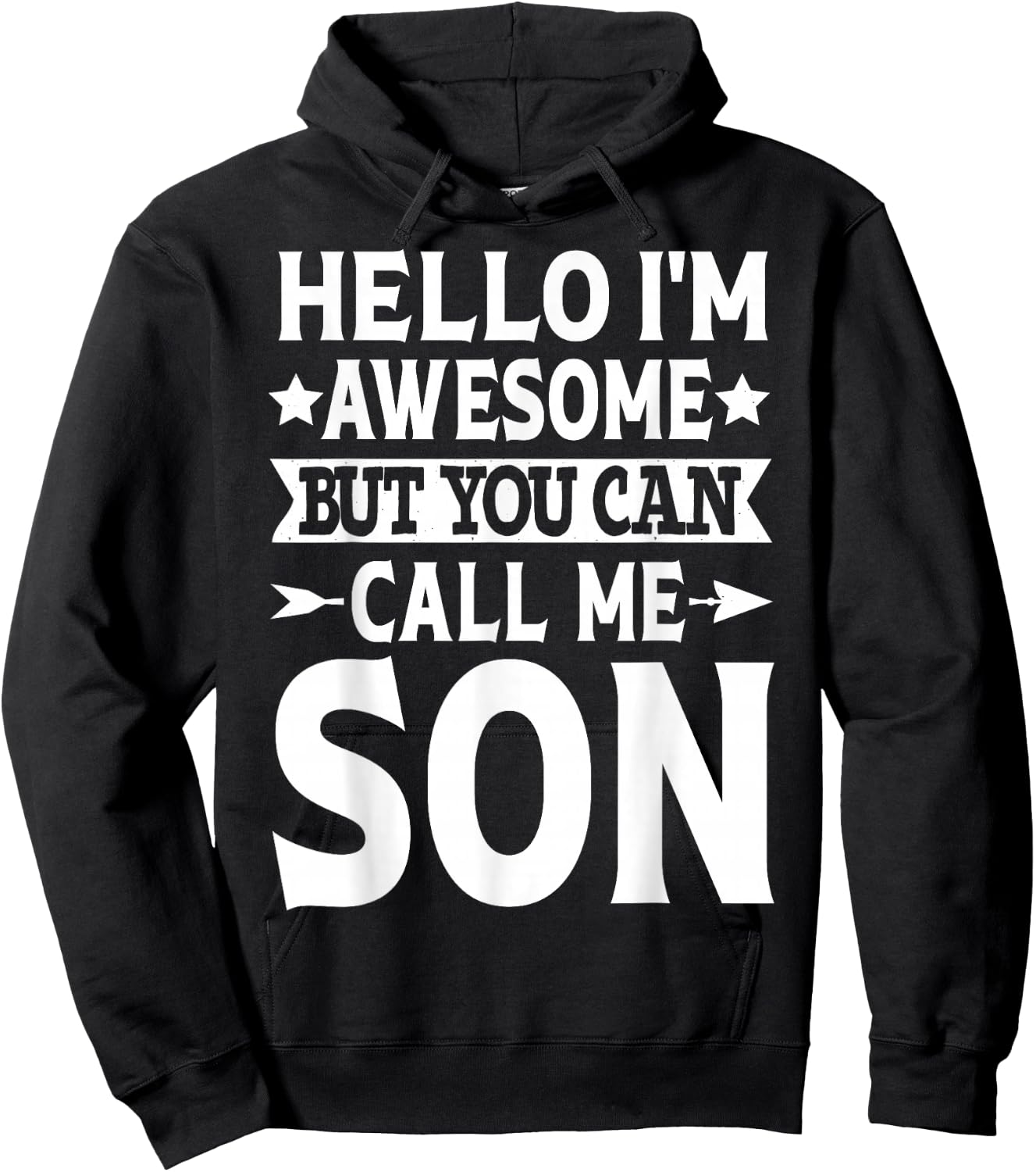 Son Surname Call Me Son Family Team Last Name Son Hoodie - Hoodie | Black