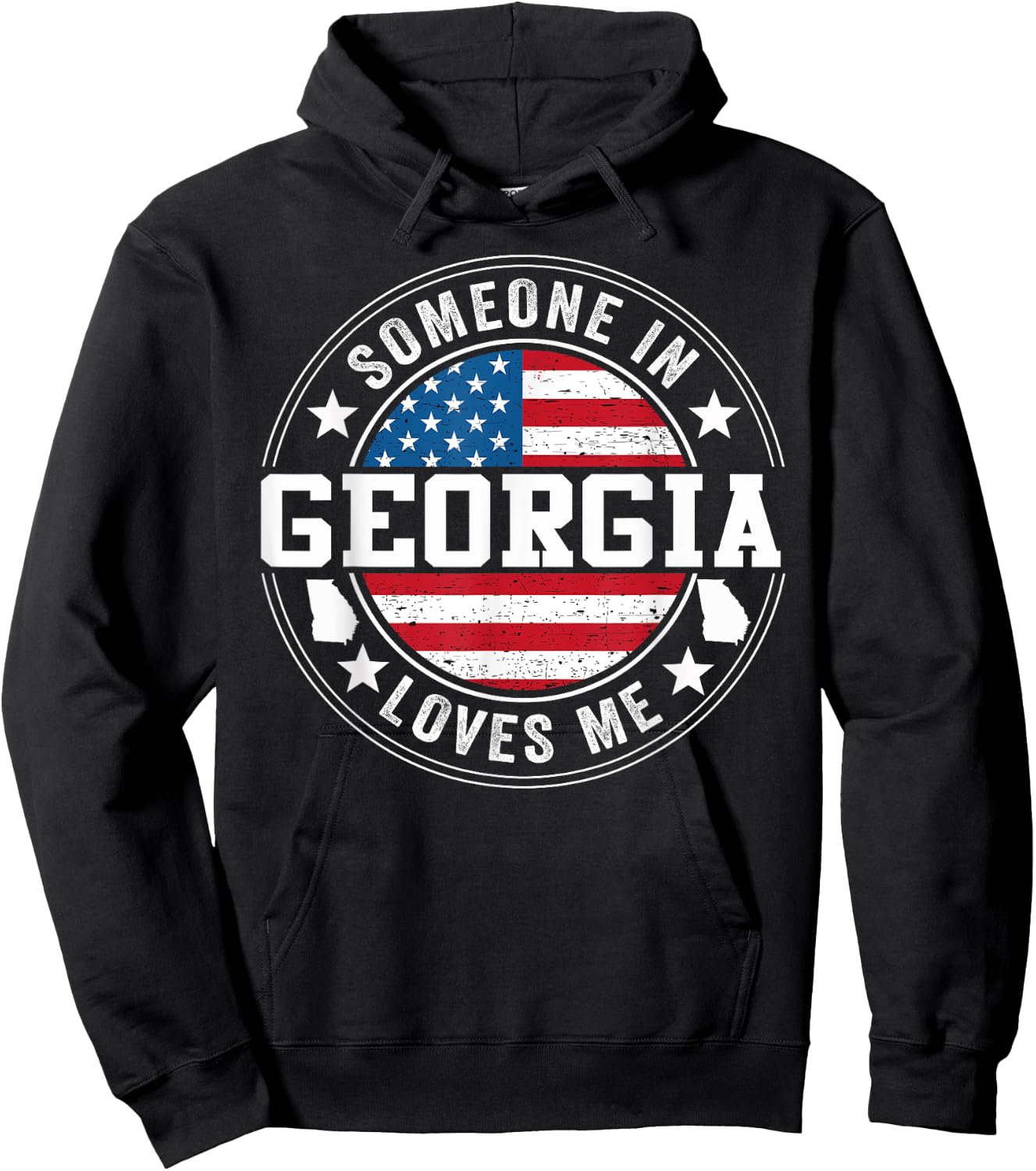Someone In Georgia Loves Me Atlanta Hoodie - Hoodie | Black
