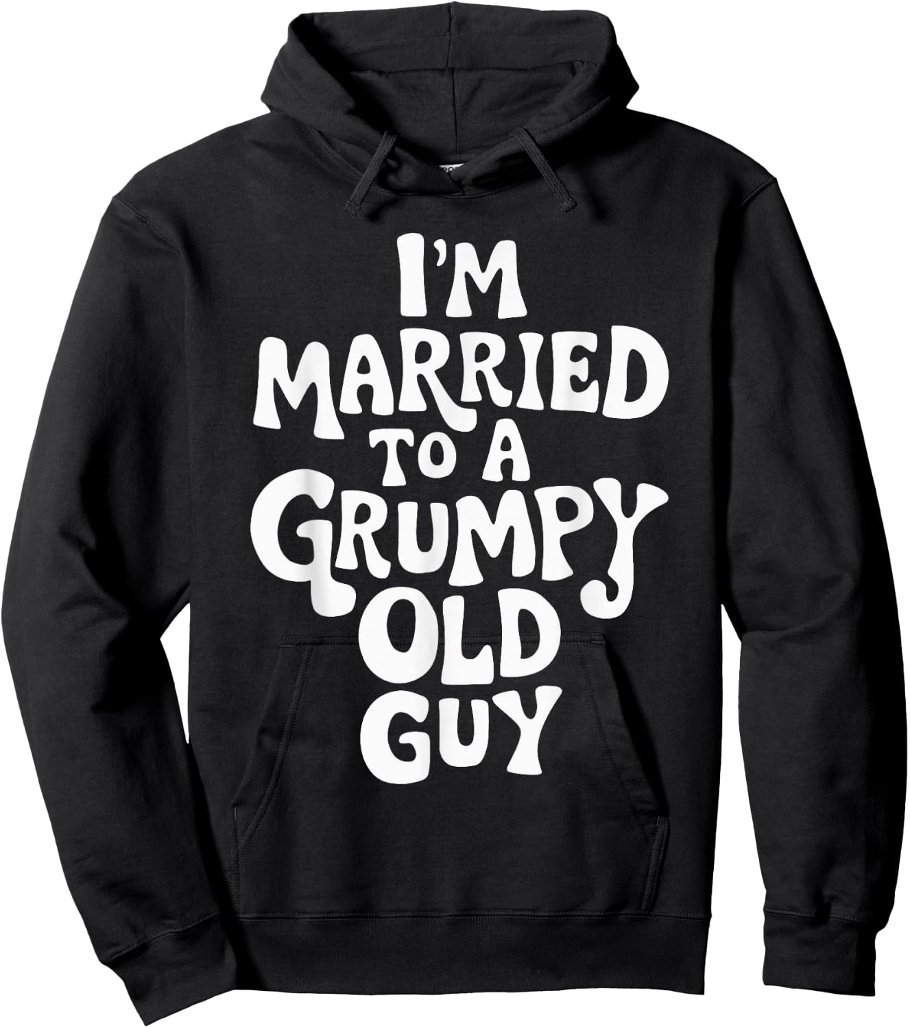 I'm Married To A Grumpy Old Guy Hoodie - Hoodie | Black