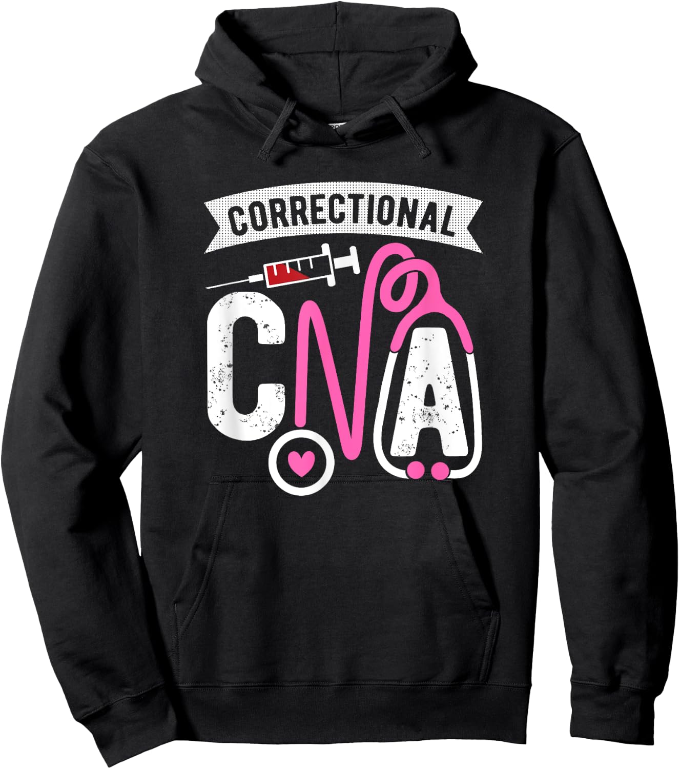 Correctional CNA Certified Nursing Assistant Forensic Nurse Hoodie - Hoodie | Black