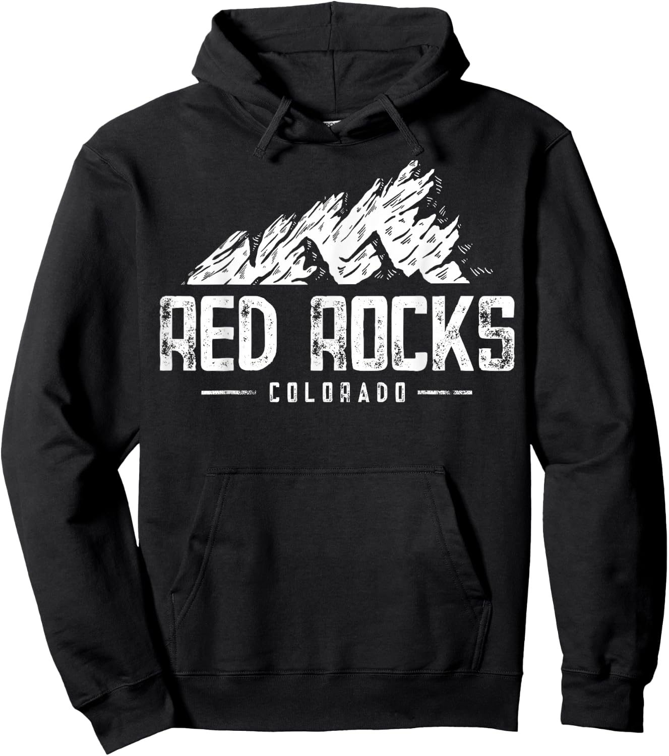 Red Rocks - Morrison Colorado - Visit Red Rocks Hoodie - Hoodie | Black