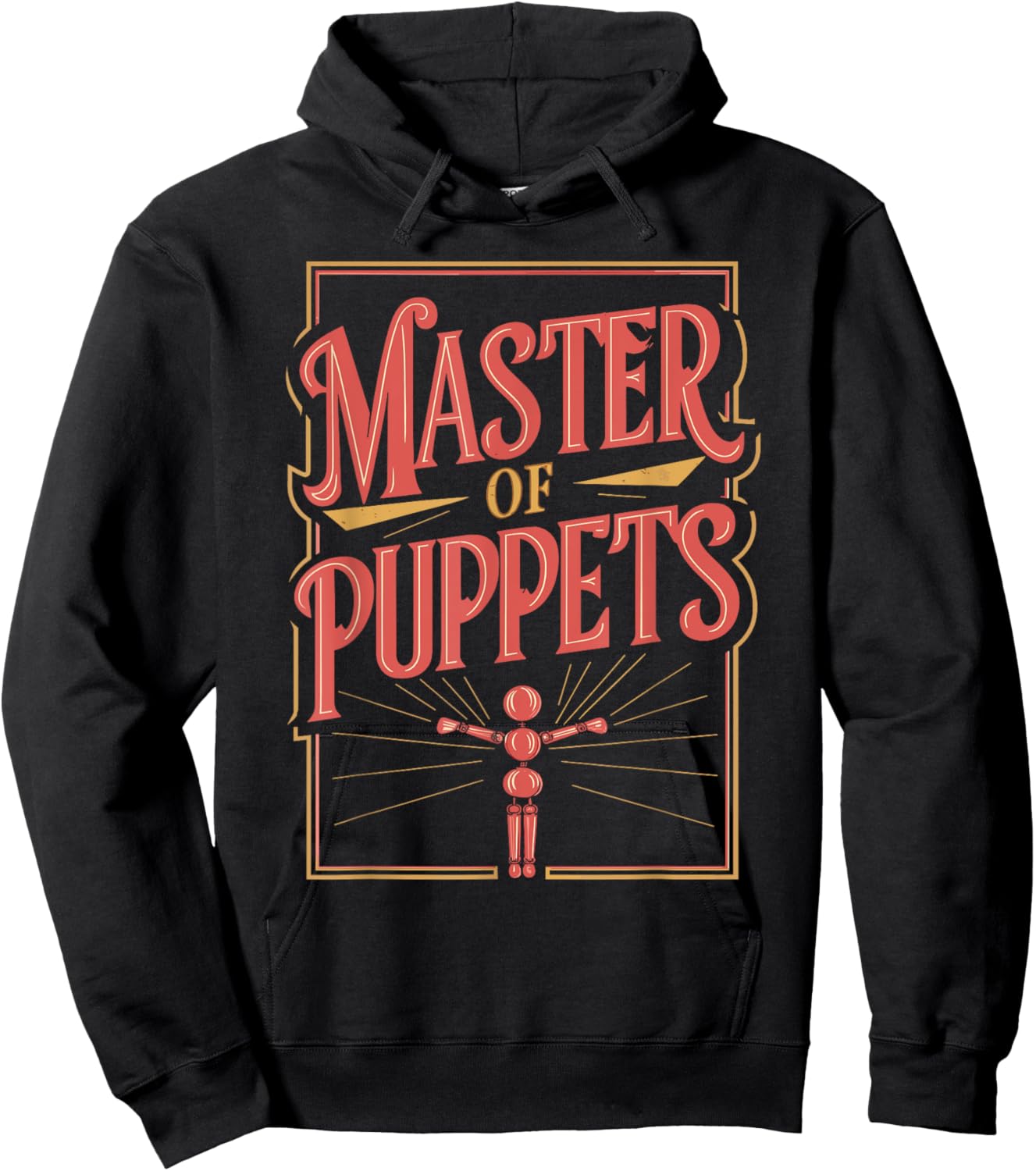 Puppet Mastery Shadow Play Ventriloquist Performance Art Hoodie - Hoodie | Black