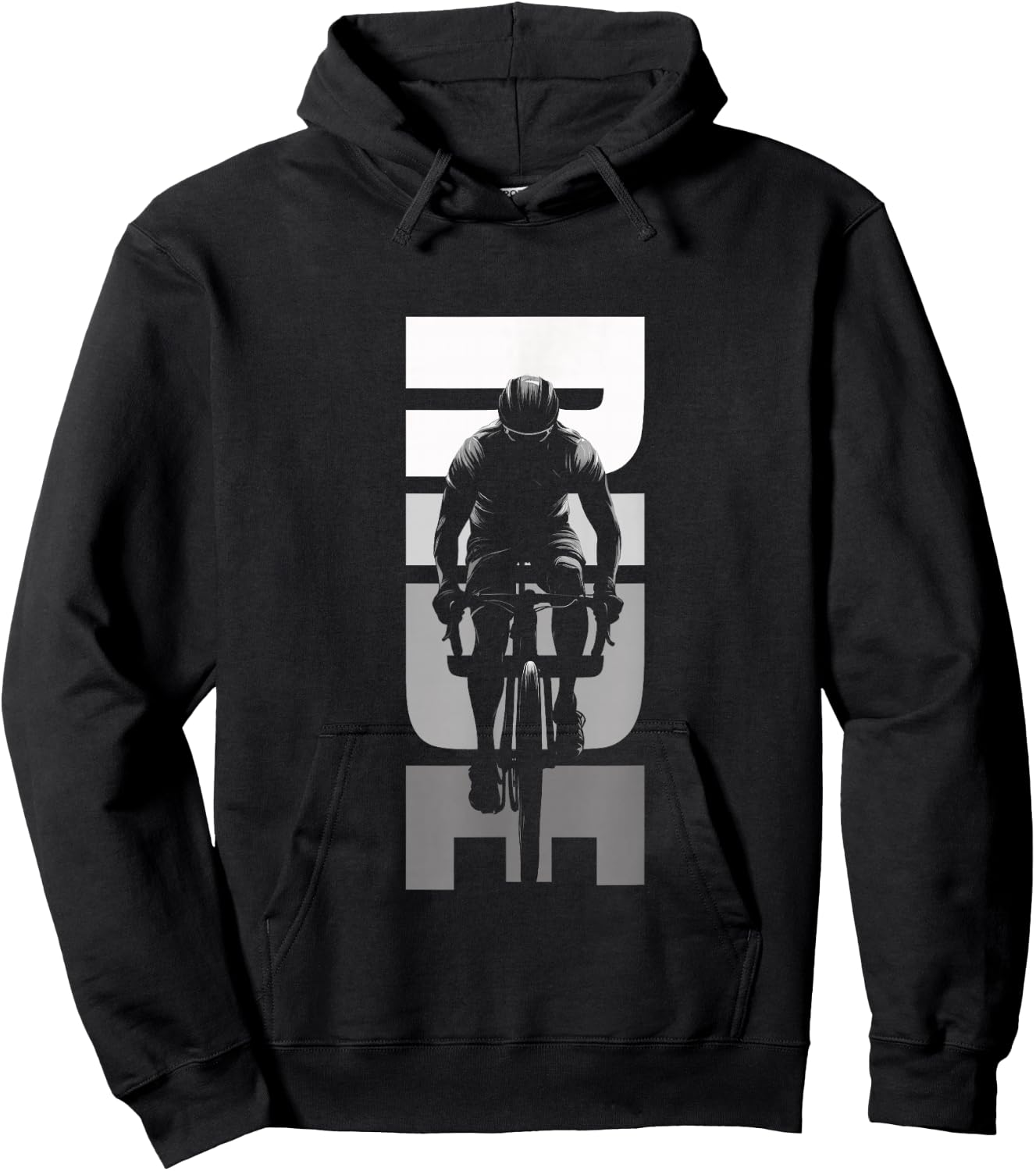 Road Biking Bicycle Cycling Hoodie - Hoodie | Black