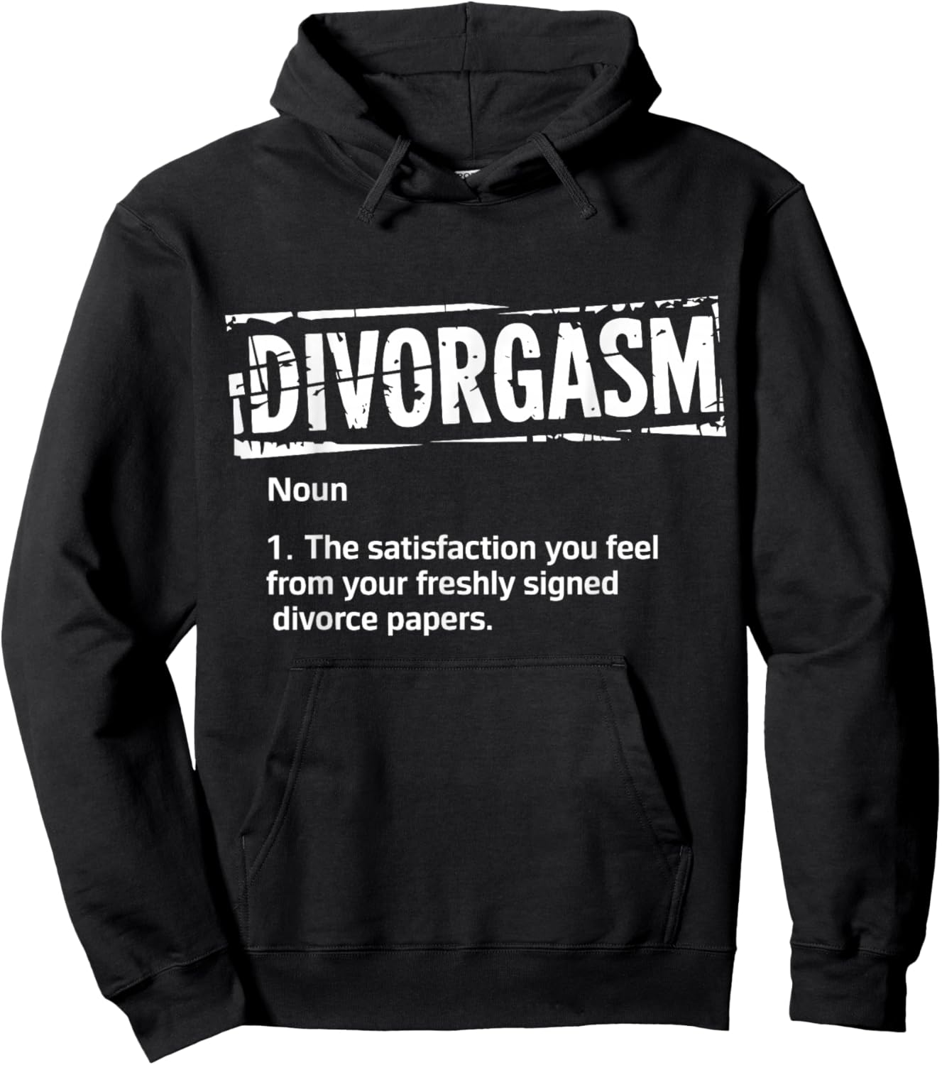 Divorgasm Divorce Finally Free Divorcee Hoodie - Hoodie | Black