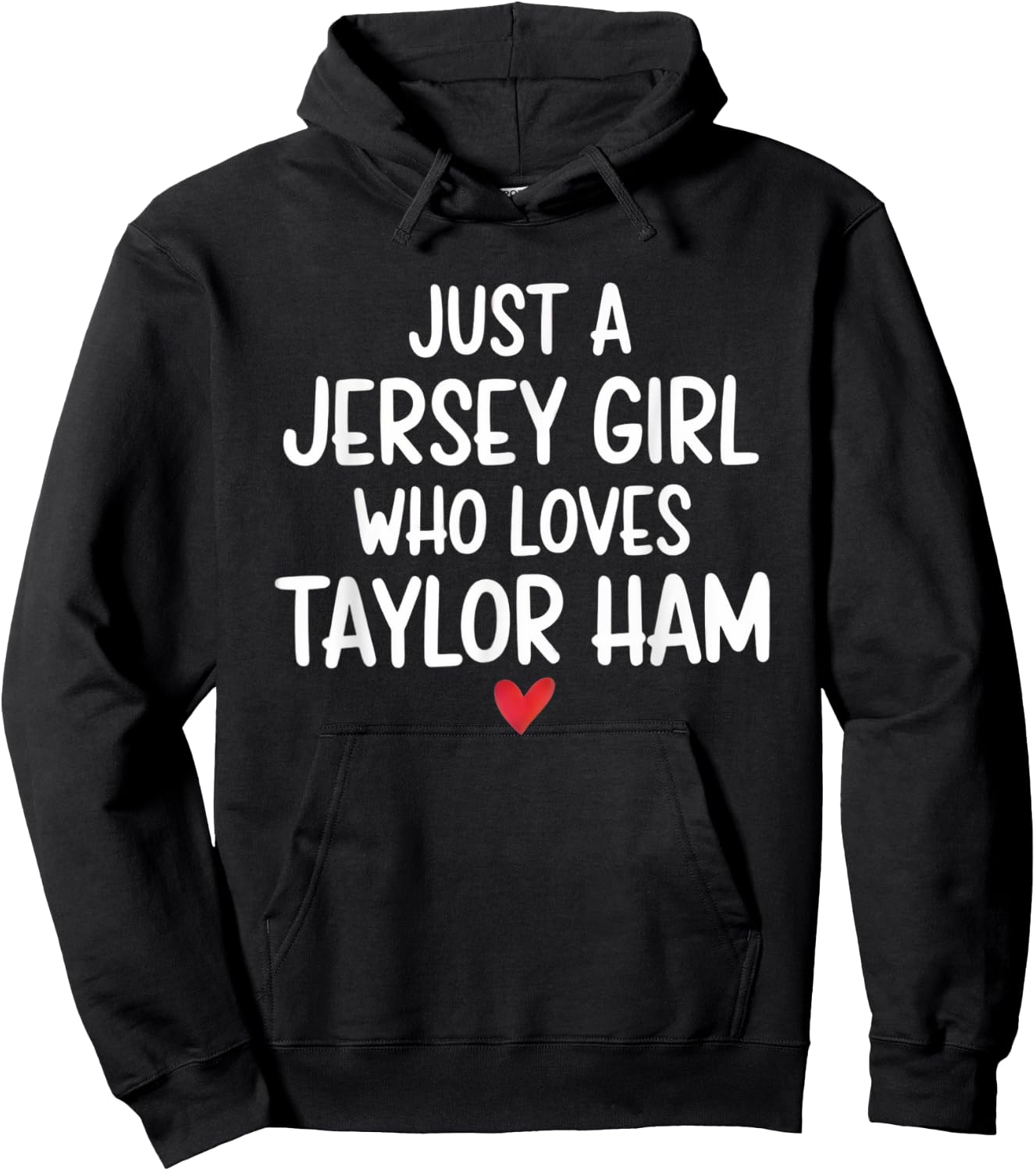 Taylor Ham Shirt - NJ Breakfast Staple Pork Roll Design Hoodie - Hoodie | Black