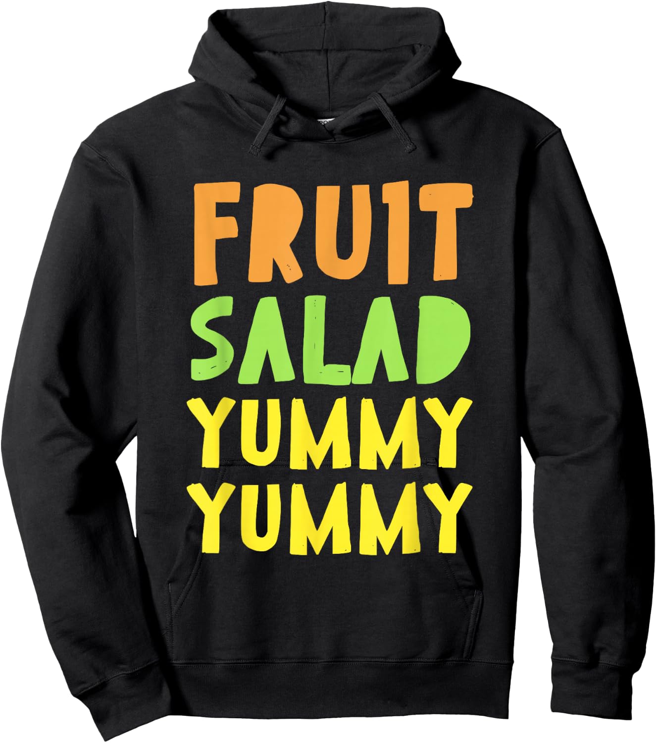 FRUIT SALAD YUMMY foodie Hoodie - Hoodie | Black