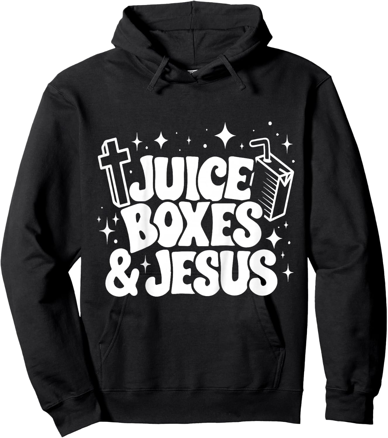Kids A Juice boxes Saved My Life & Jesus Diabetes Awareness Hoodie - Hoodie | Black
