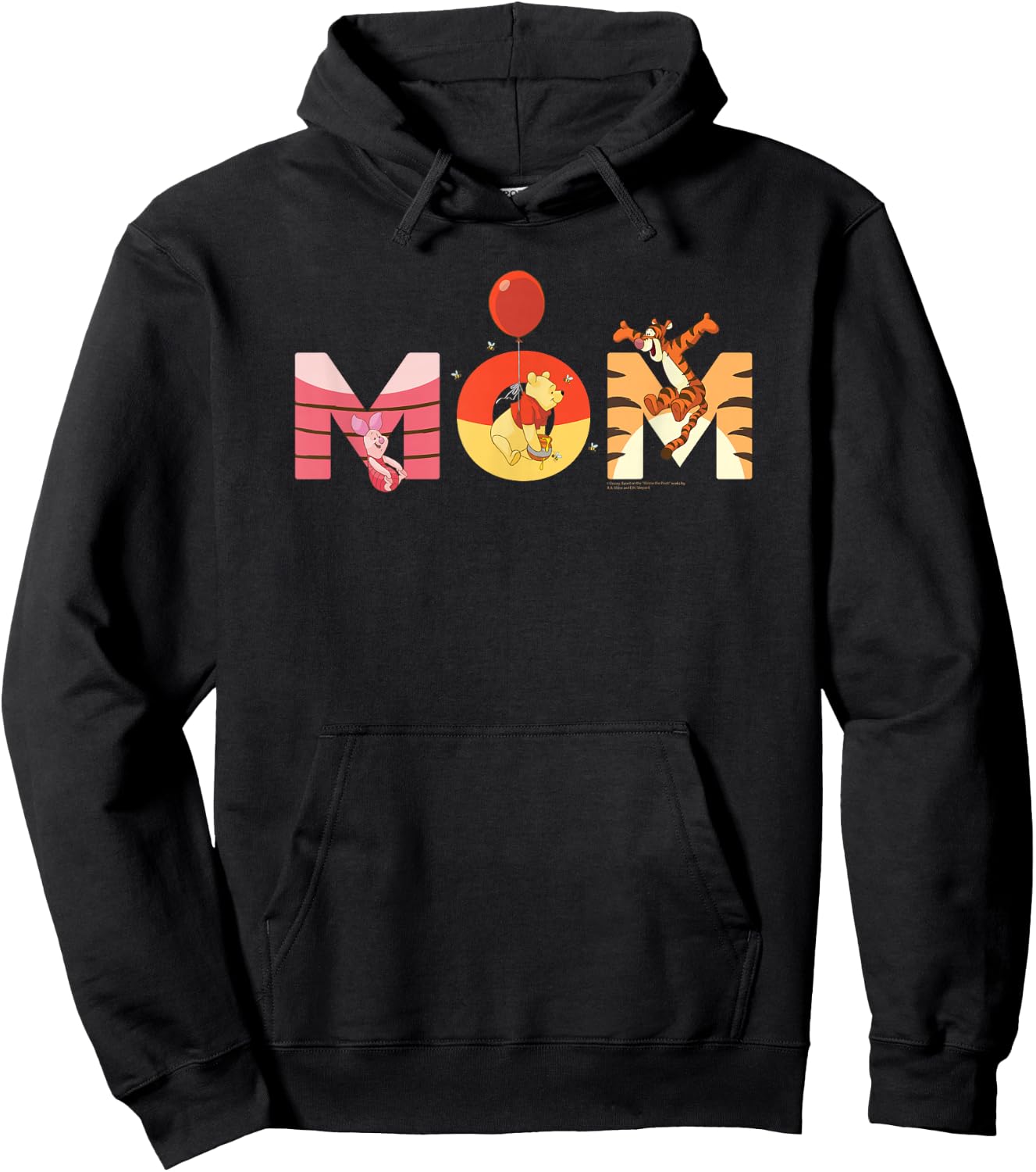 Disney Winnie the Pooh and Friends Mom Mother’s Day Birthday Hoodie - Hoodie | Black
