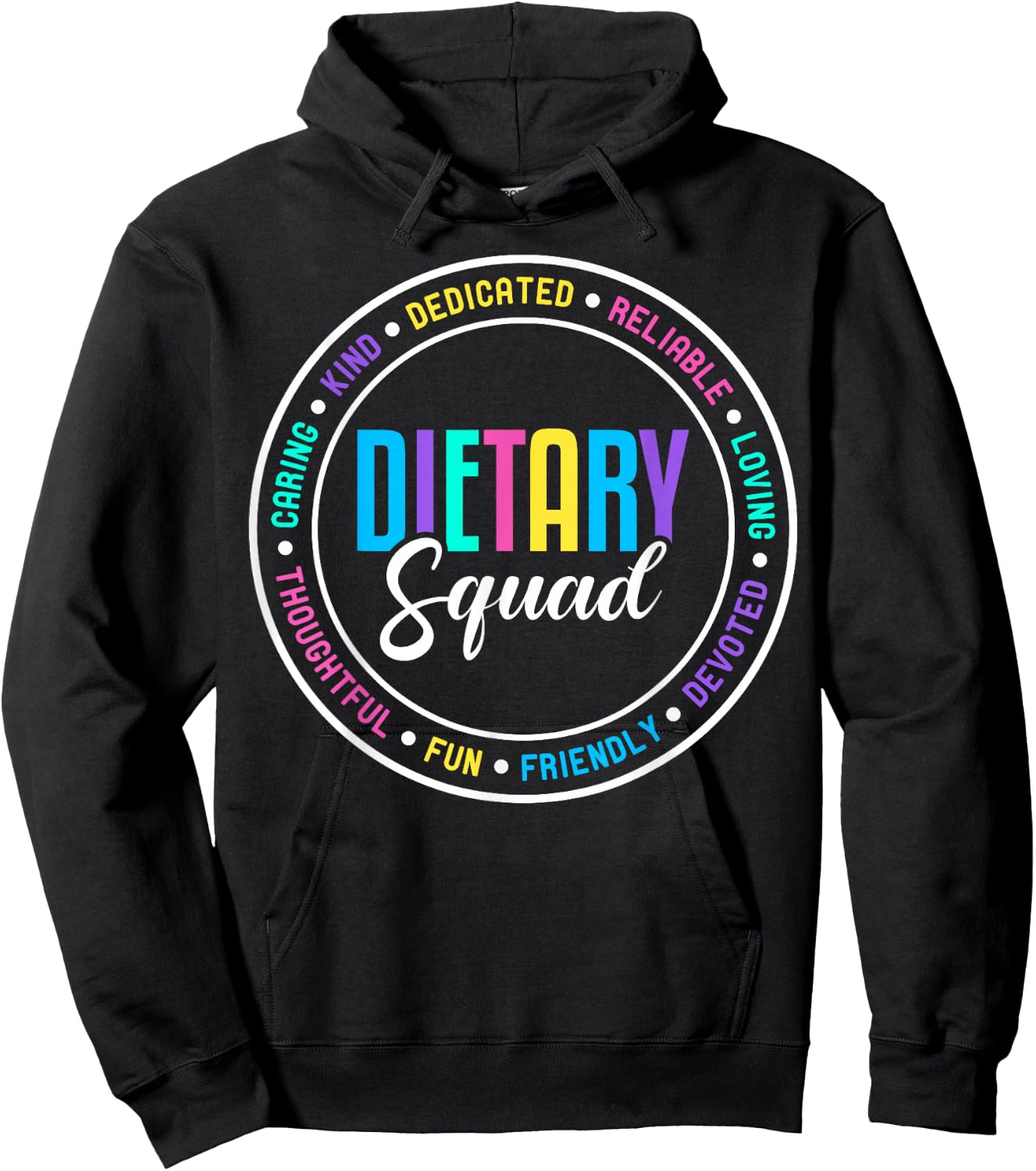 Dietary Squad Appreciation Dietary Manager Aide Hoodie - Hoodie | Black