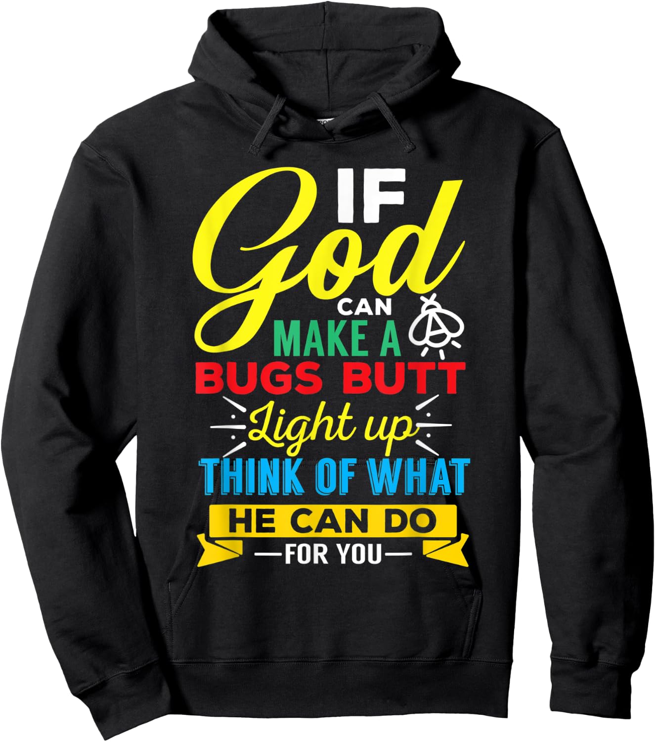 Inspirational Gift , Men, Teens-Funny Jesus Hoodie - Hoodie | Black