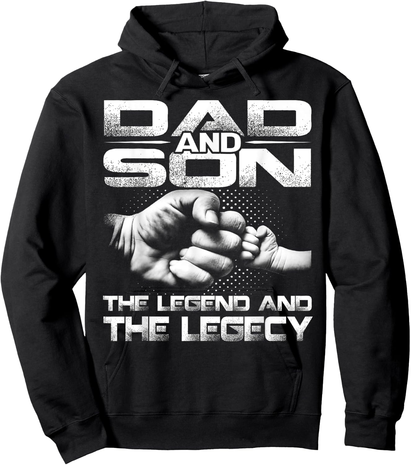 Dad And Son The Legend And The Legacy Hoodie - Hoodie | Black