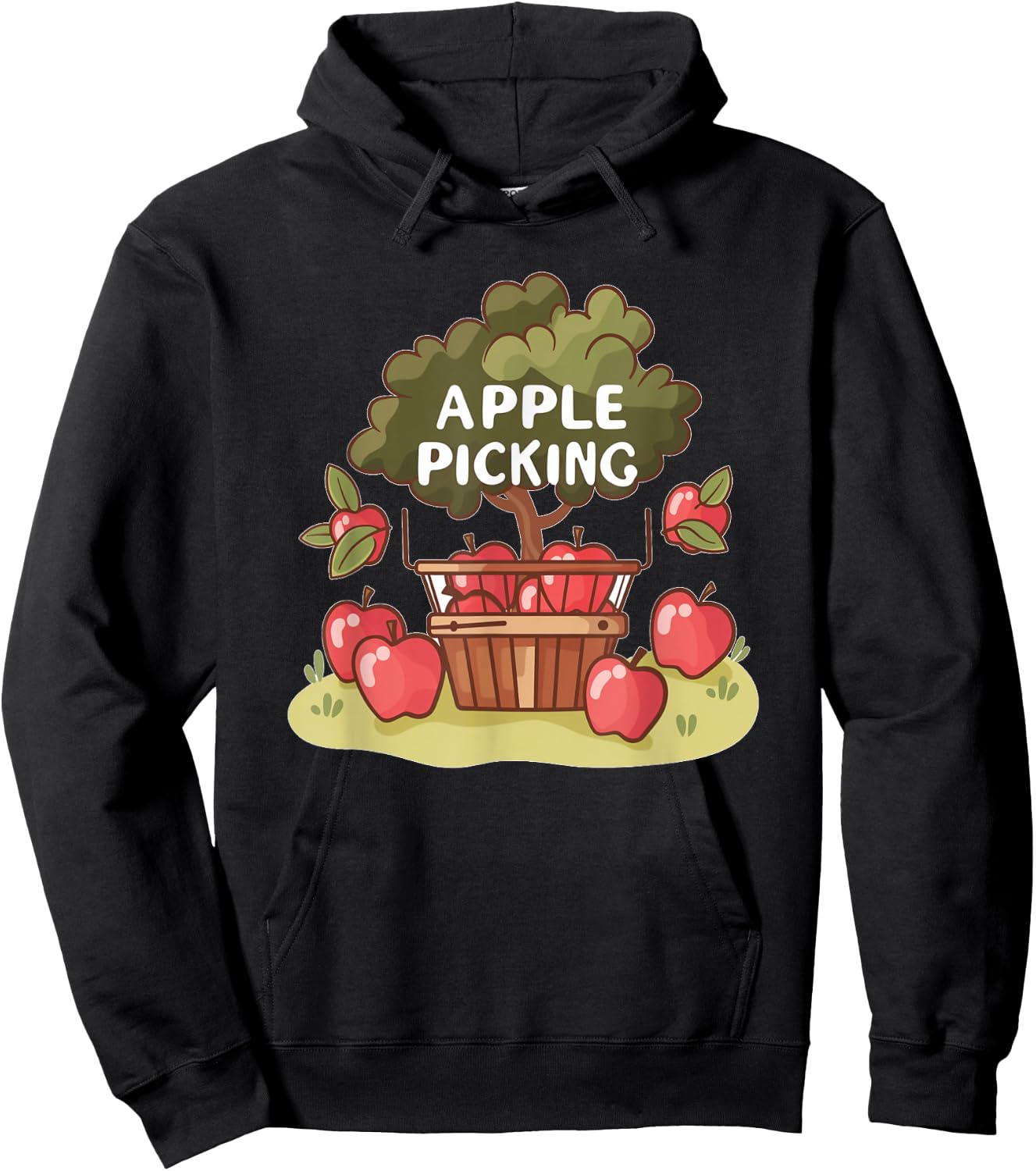 Happy Apple picking Costume for Adults and Kids Hoodie - Hoodie | Black
