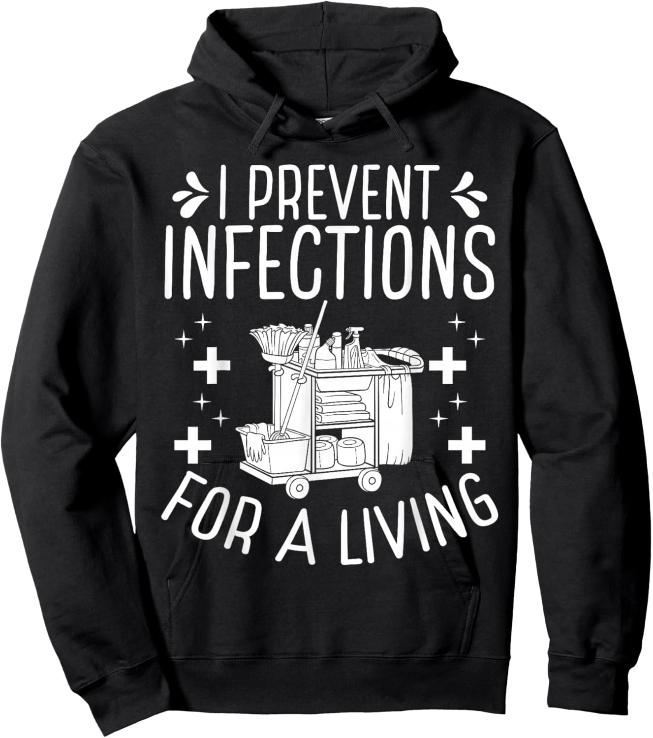 EVS Worker Environmental Service Technician EVS Tech Hoodie - Hoodie | Black