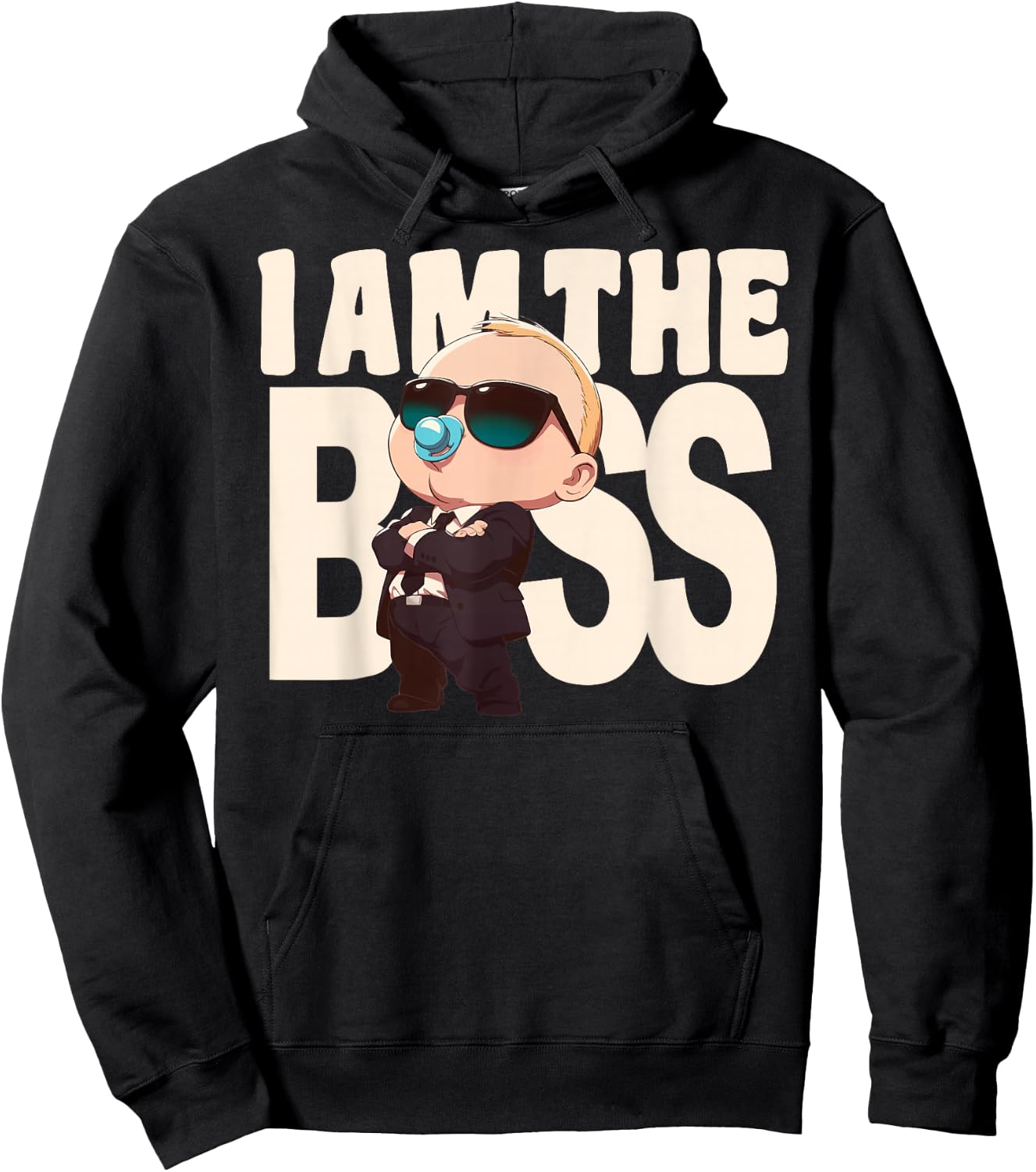 Baby Boss "I'm The Boss" Like A Boss Kids Hoodie - Hoodie | Black