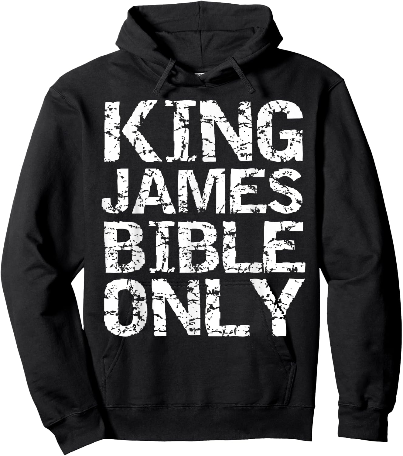 Conservative Christian Translation King James Bible Only Hoodie - Hoodie | Black