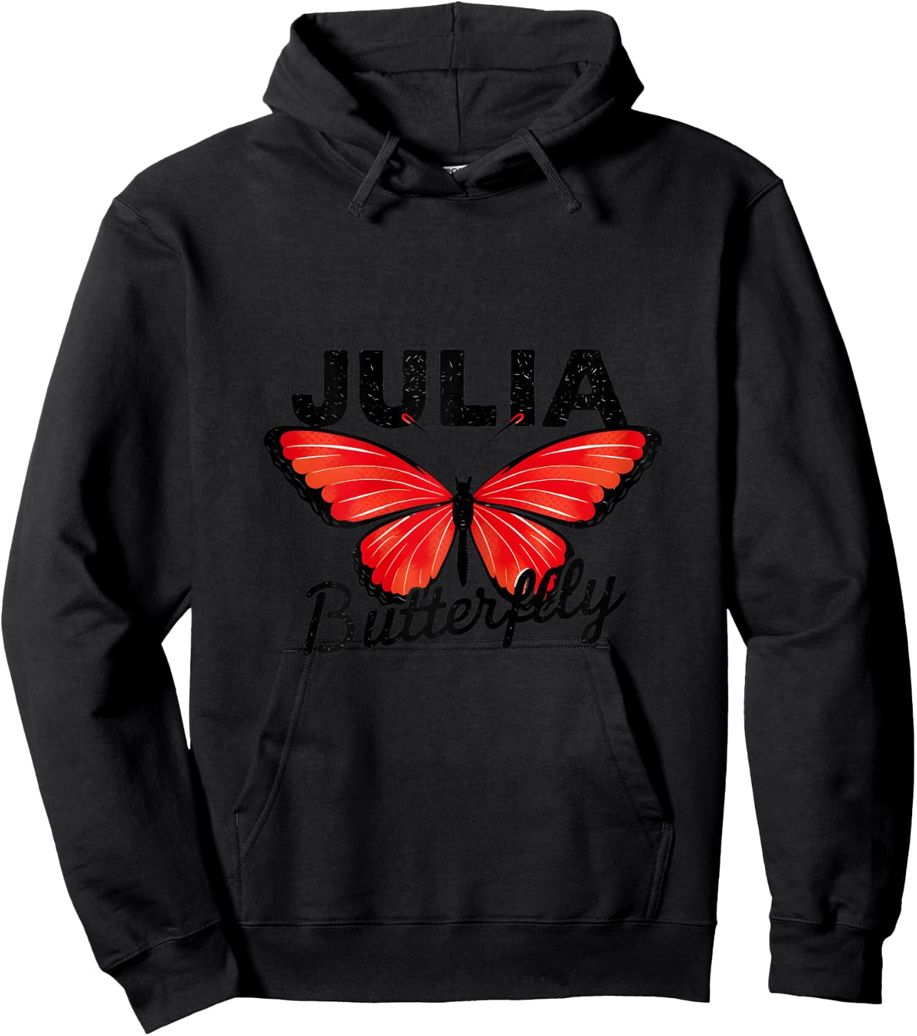 Julia Butterfly Hoodie - Hoodie | Black
