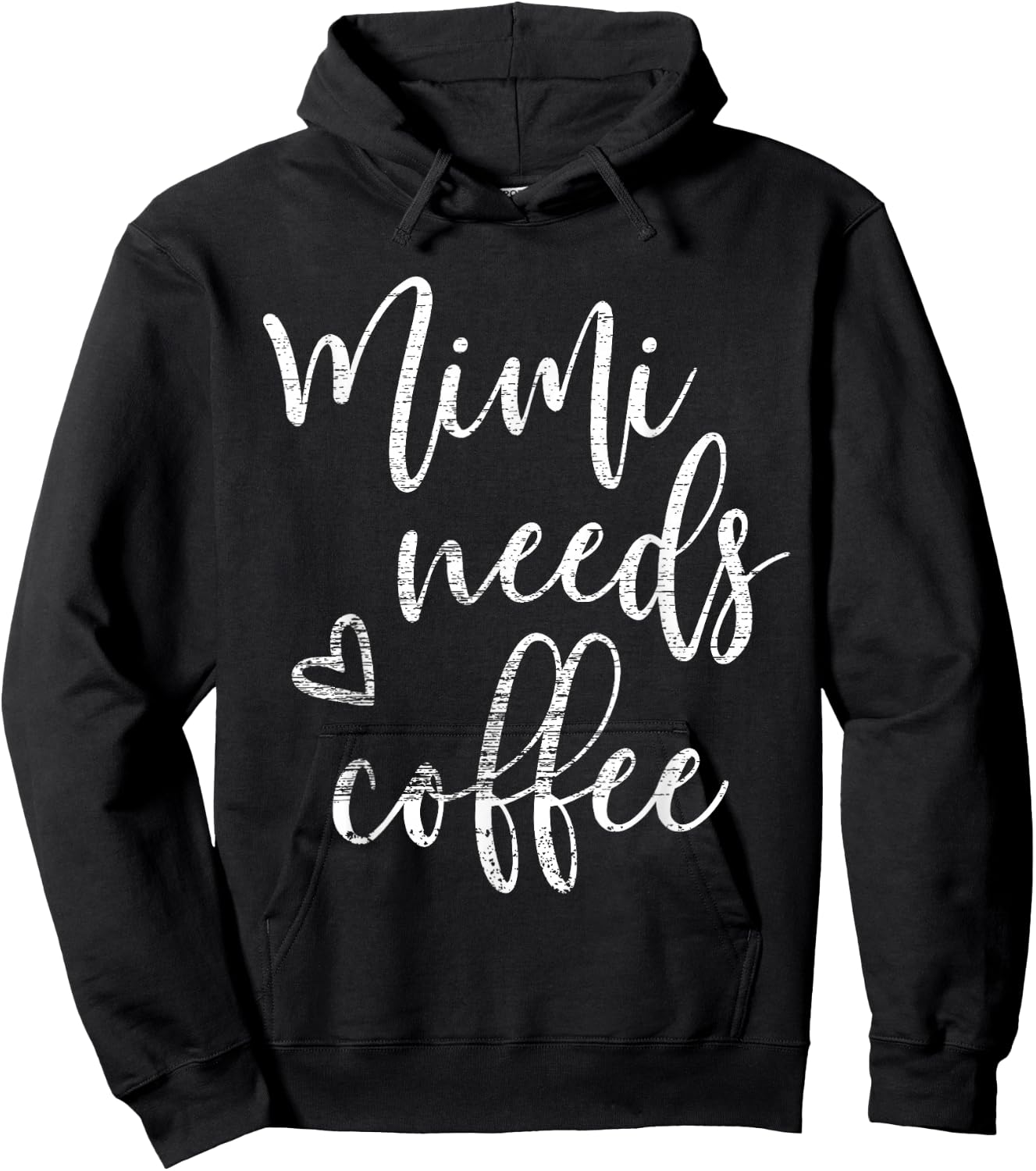 Mimi Needs Coffee Shirt Grandma Mother's Day Hoodie - Hoodie | Black