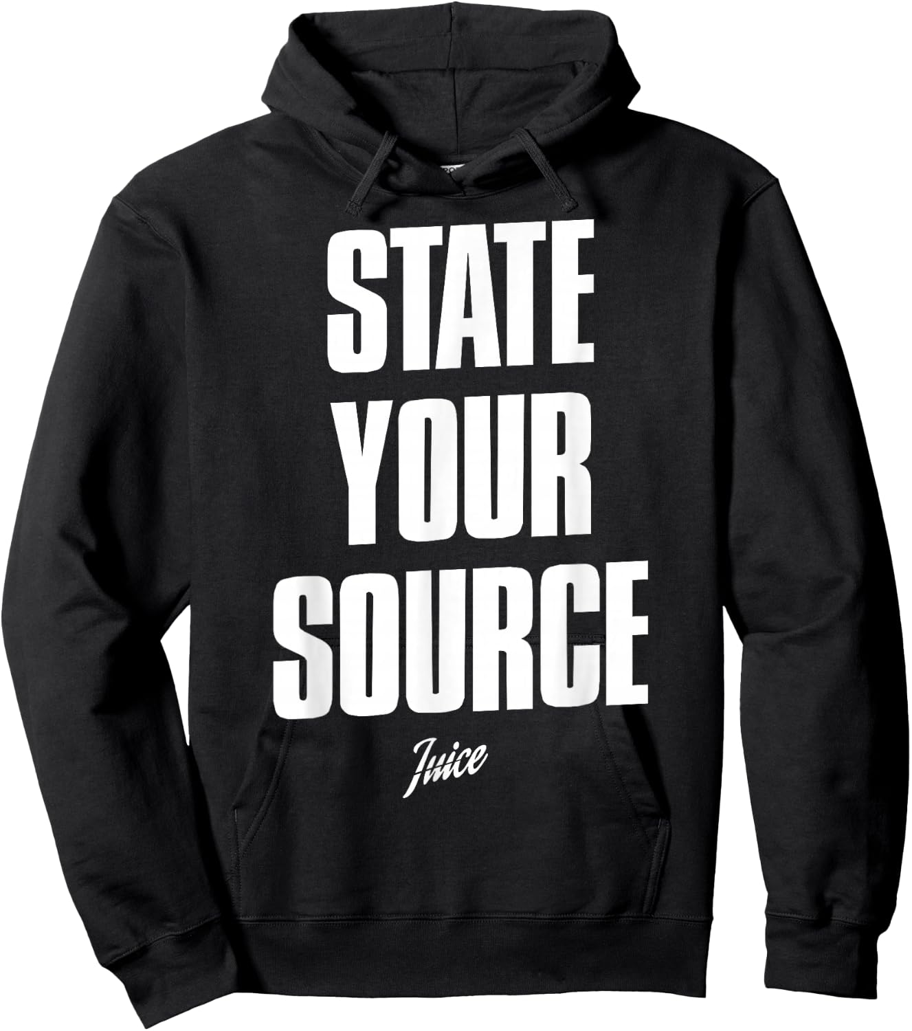 State Your Source Shirt State Your Source Women Kids Hoodie - Hoodie | Black