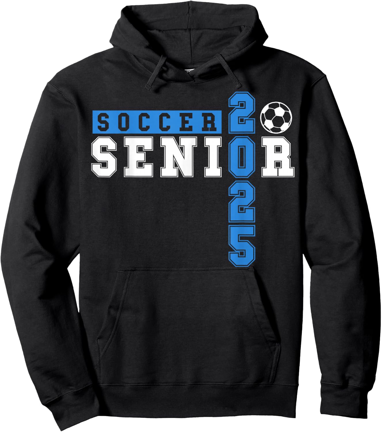 Soccer Senior Night Soccer Senior 2025 Graduation 20 Hoodie - Hoodie | Black