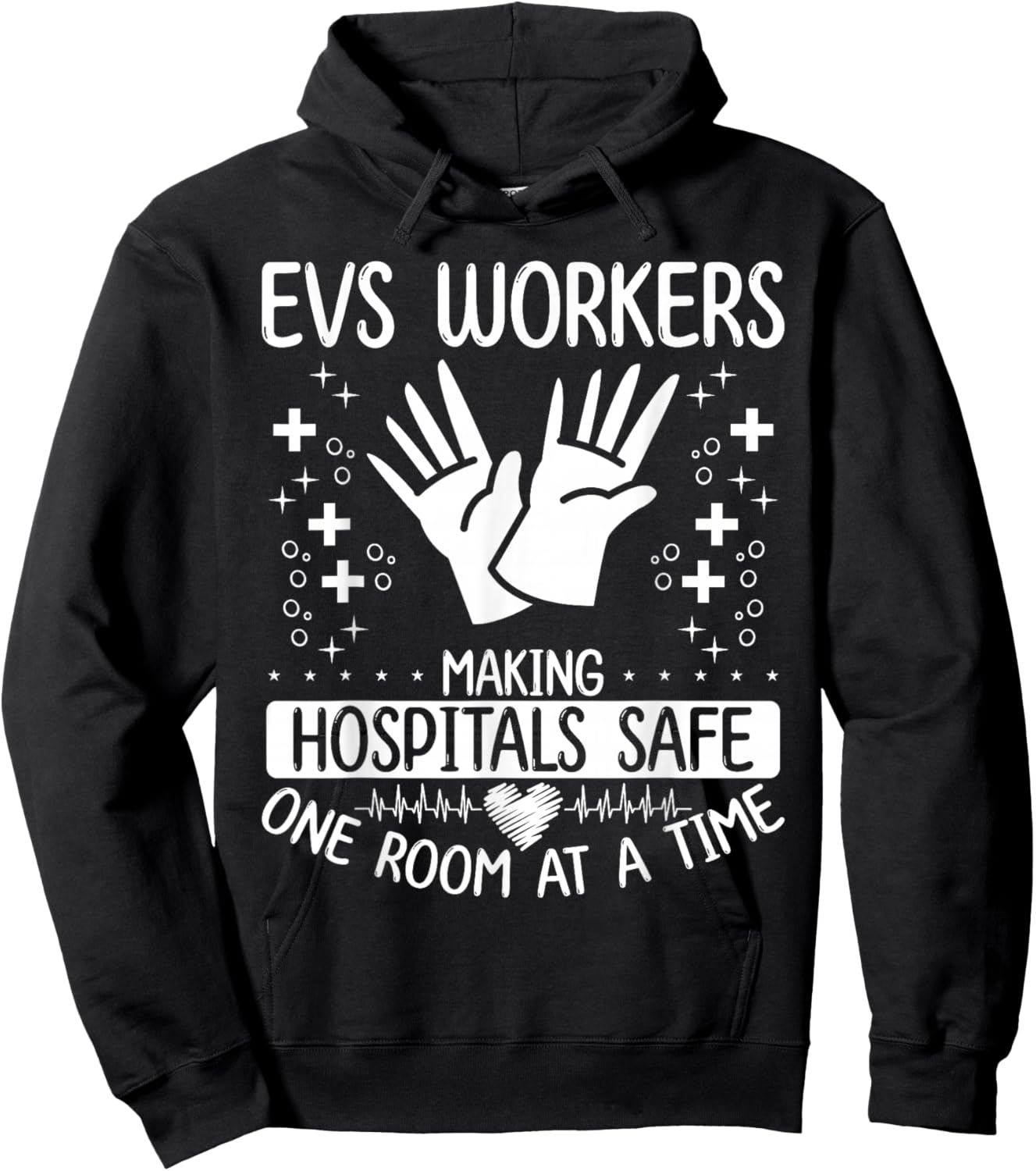 EVS Technician EVS Operator Environmental Service Tech Hoodie - Hoodie | Black