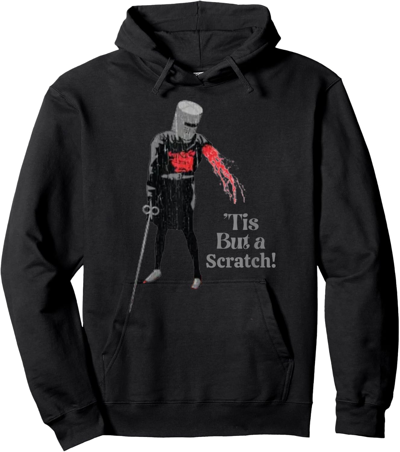 Tis But A Scratch Hoodie - Hoodie | Black