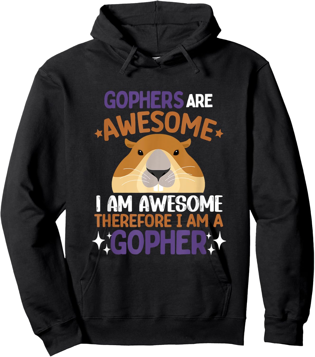 Gopher Shirt Animal Lover Gopher Lover Gophers Hoodie - Hoodie | Black