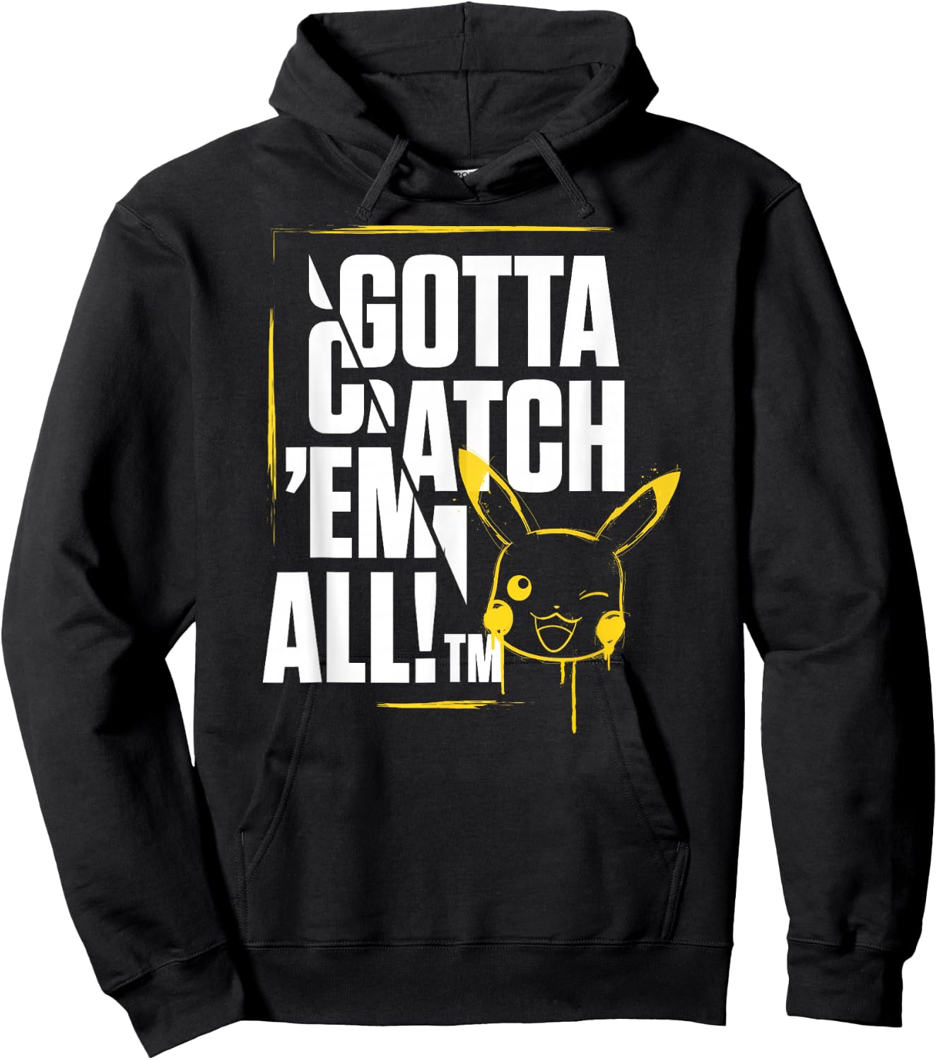 Pokémon - Gotta Catch Em All Pikachu Hoodie - Hoodie | Black