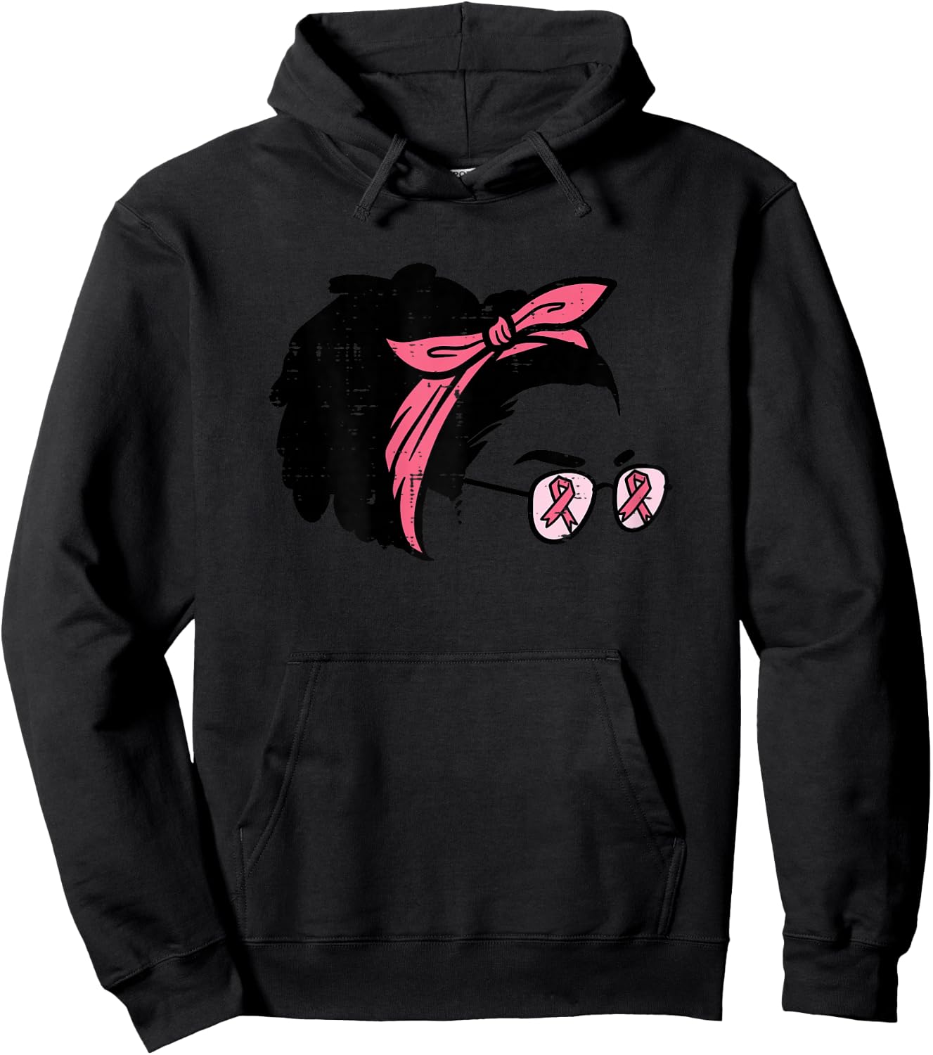 Black Girl Breast Cancer Awareness Survivor African Women Hoodie - Hoodie | Black