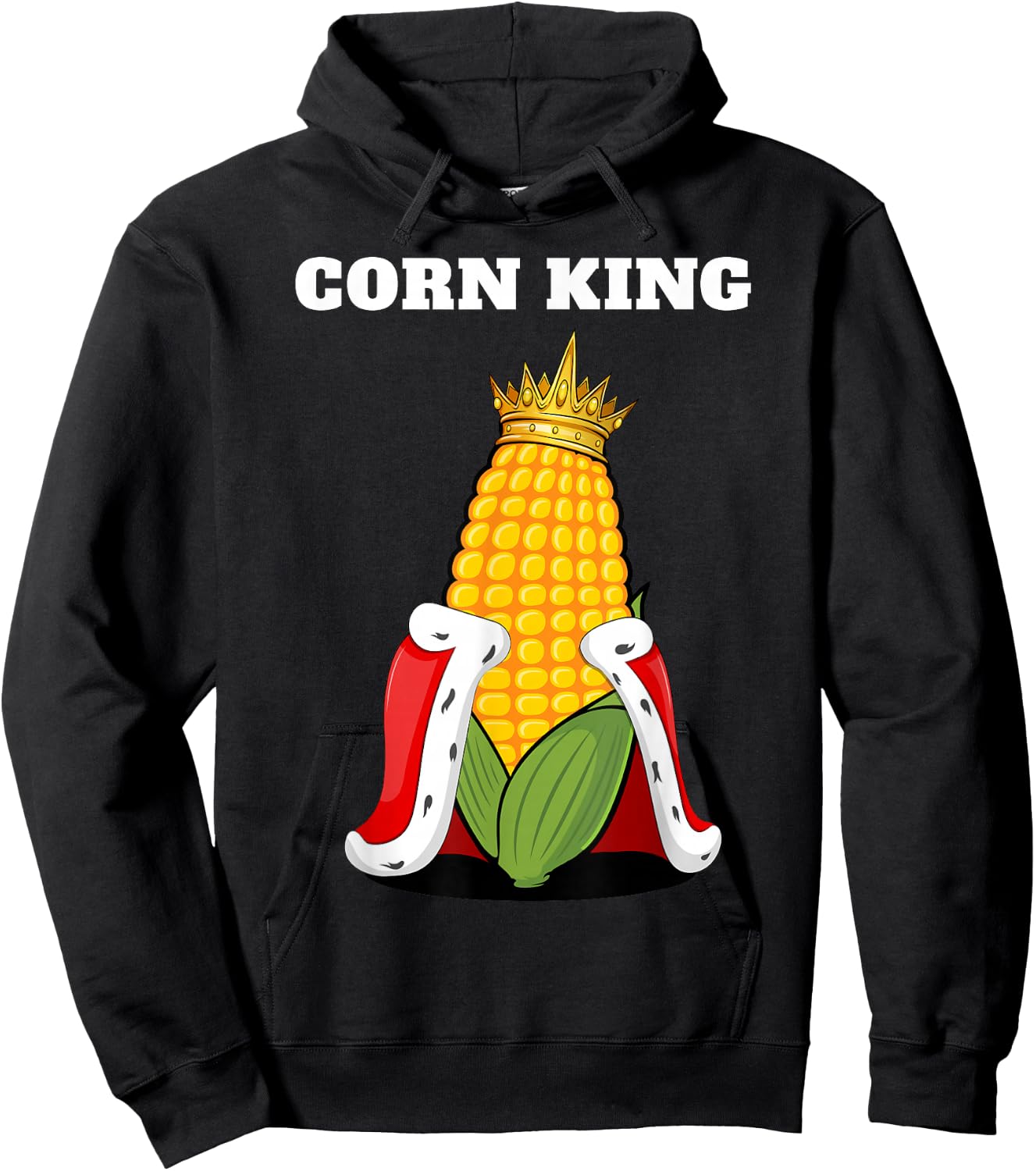 Corn King | Corn Lover Shirt | Sweetcorn Shirt | Corn Hoodie - Hoodie | Black