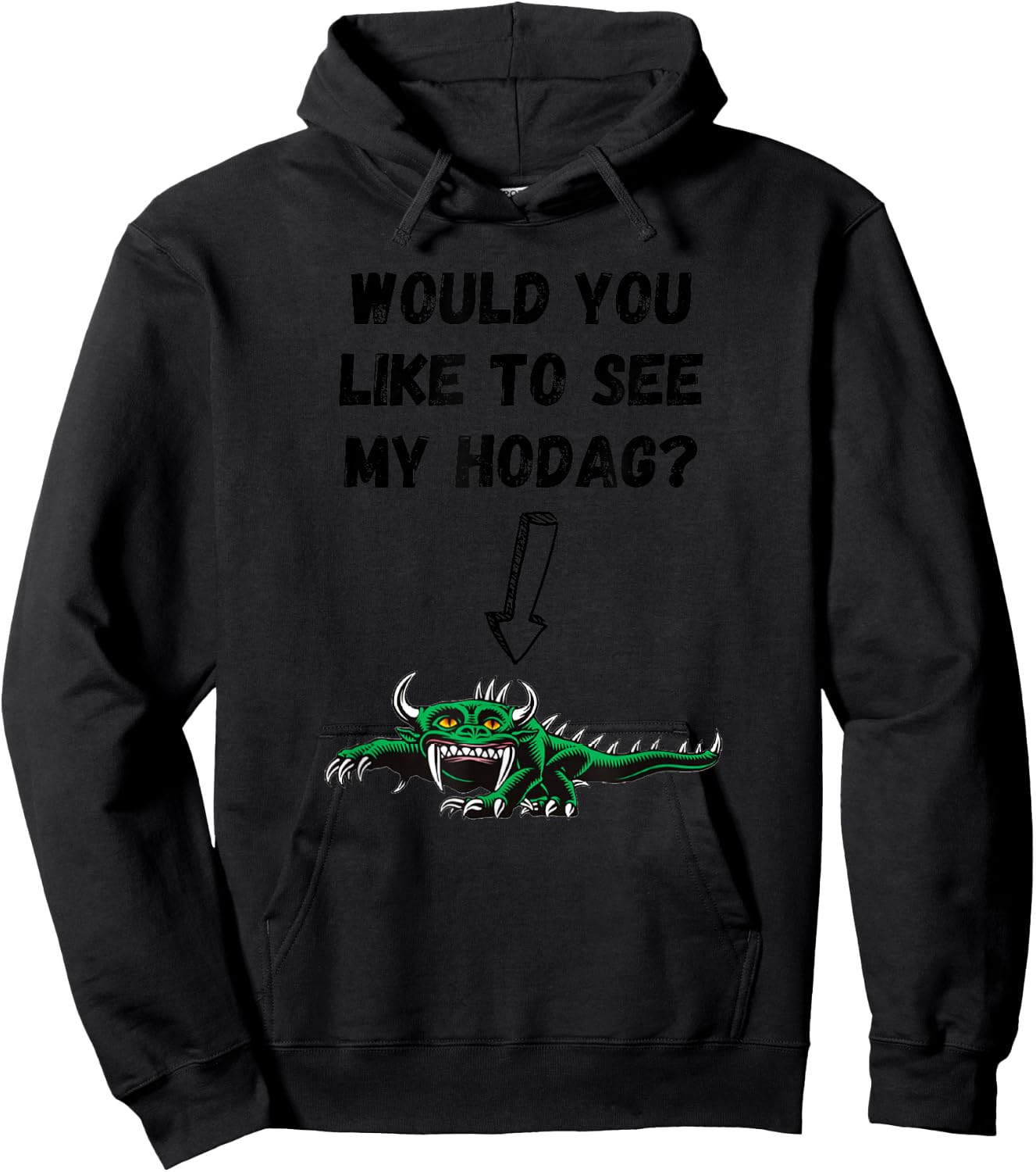 Would you like to see my Hodag? Hoodie - Hoodie | Black