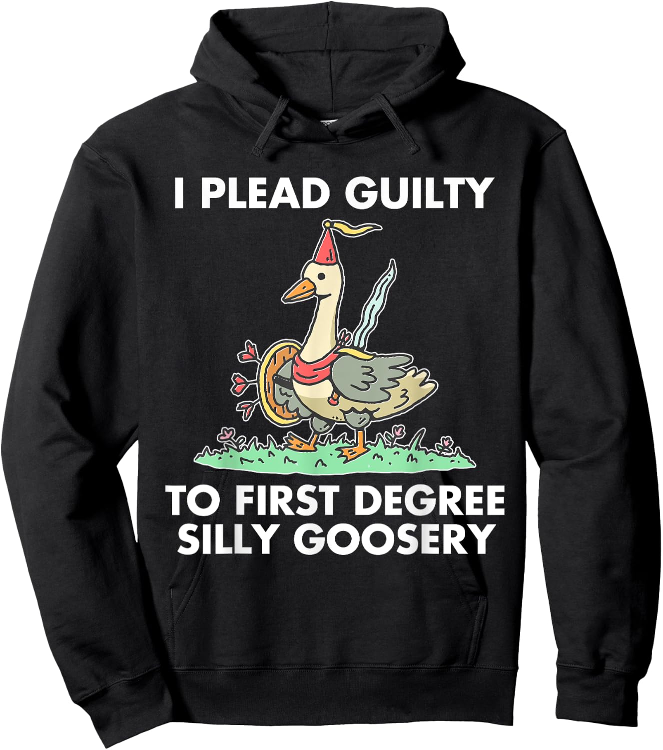 I Plead Guilty To F.i.r.s.t Degree Silly Goosery Apparel Hoodie - Hoodie | Black