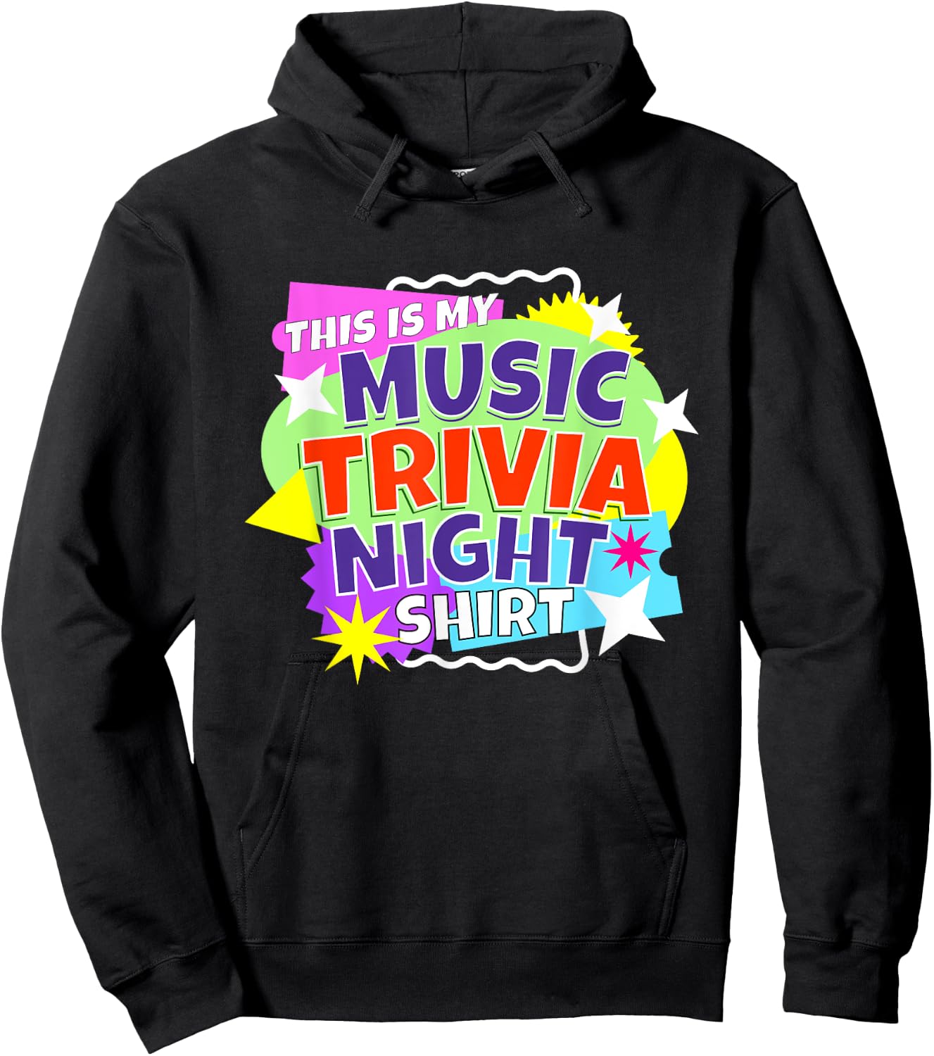 This Is My Music Trivia Night Shirt Hoodie - Hoodie | Black