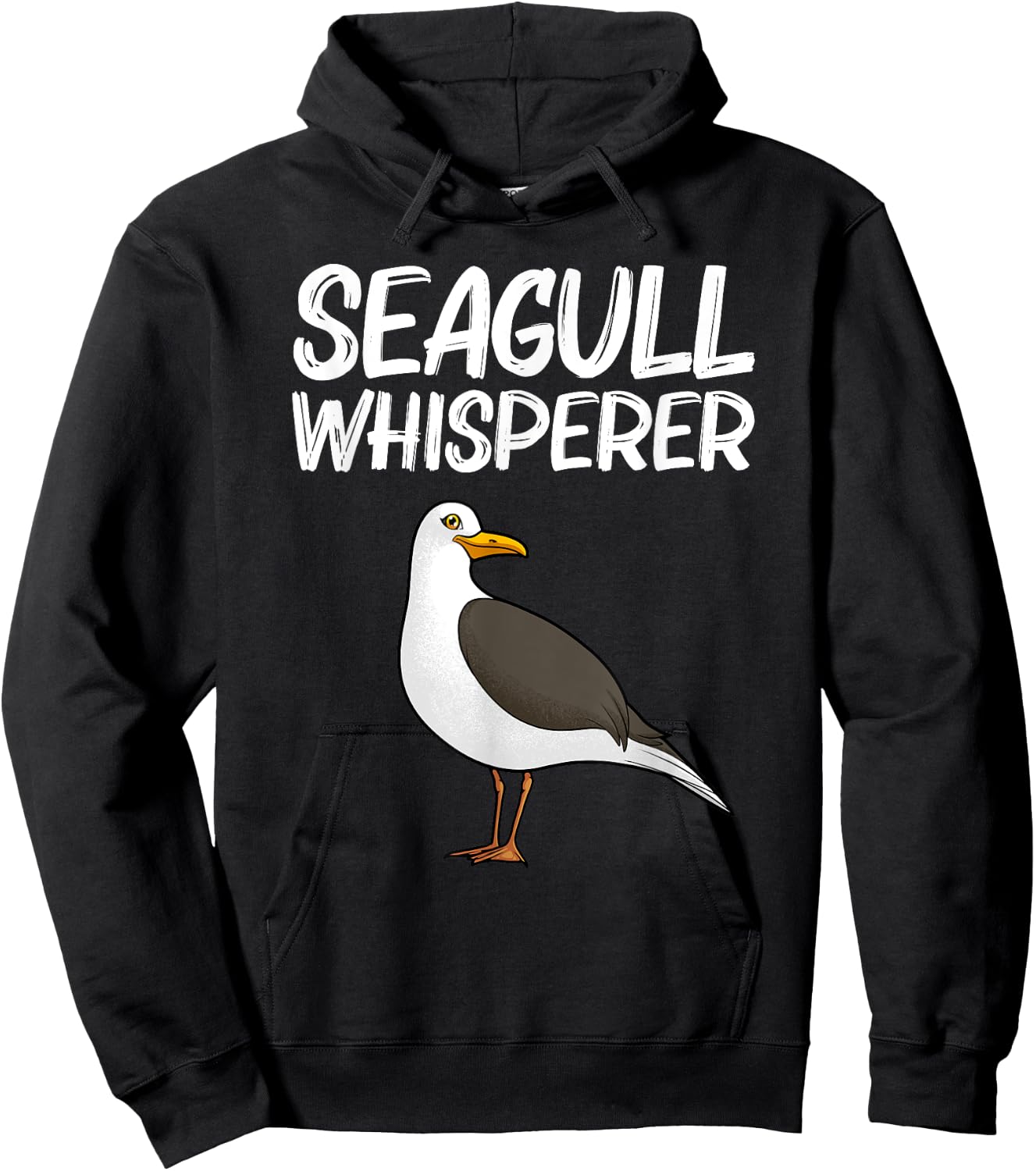 Cool Seagull Art Women Birdwatcher Beach Gulls Bird Hoodie - Hoodie | Black