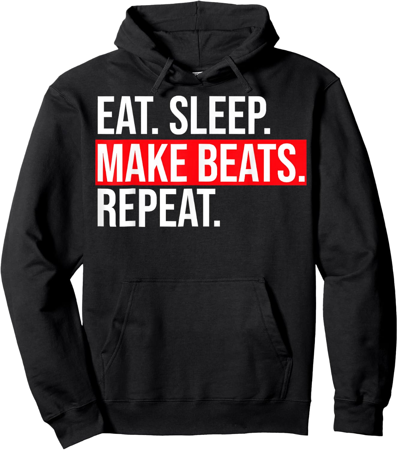Eat Sleep Make Beats DJ Music Producer Beat Maker Hoodie - Hoodie | Black
