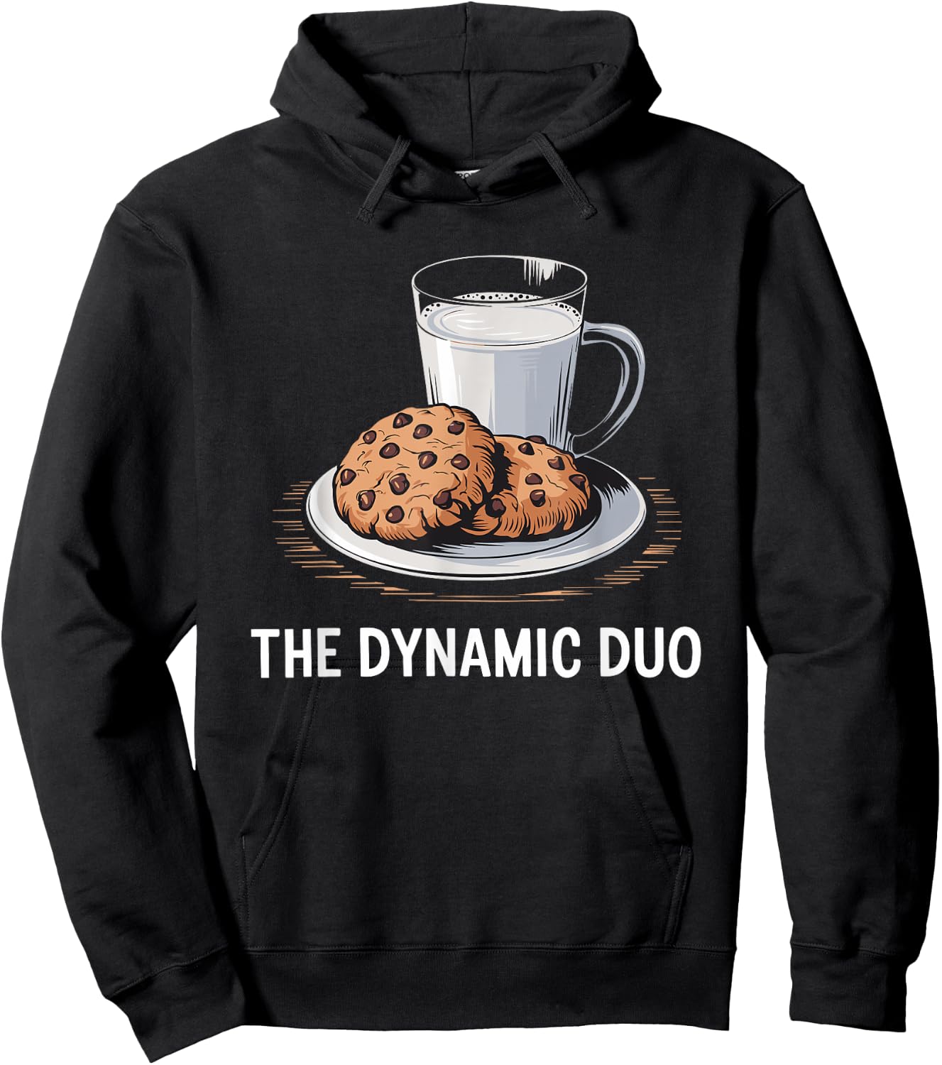 T-Shirt Hoodie - Hoodie | Black